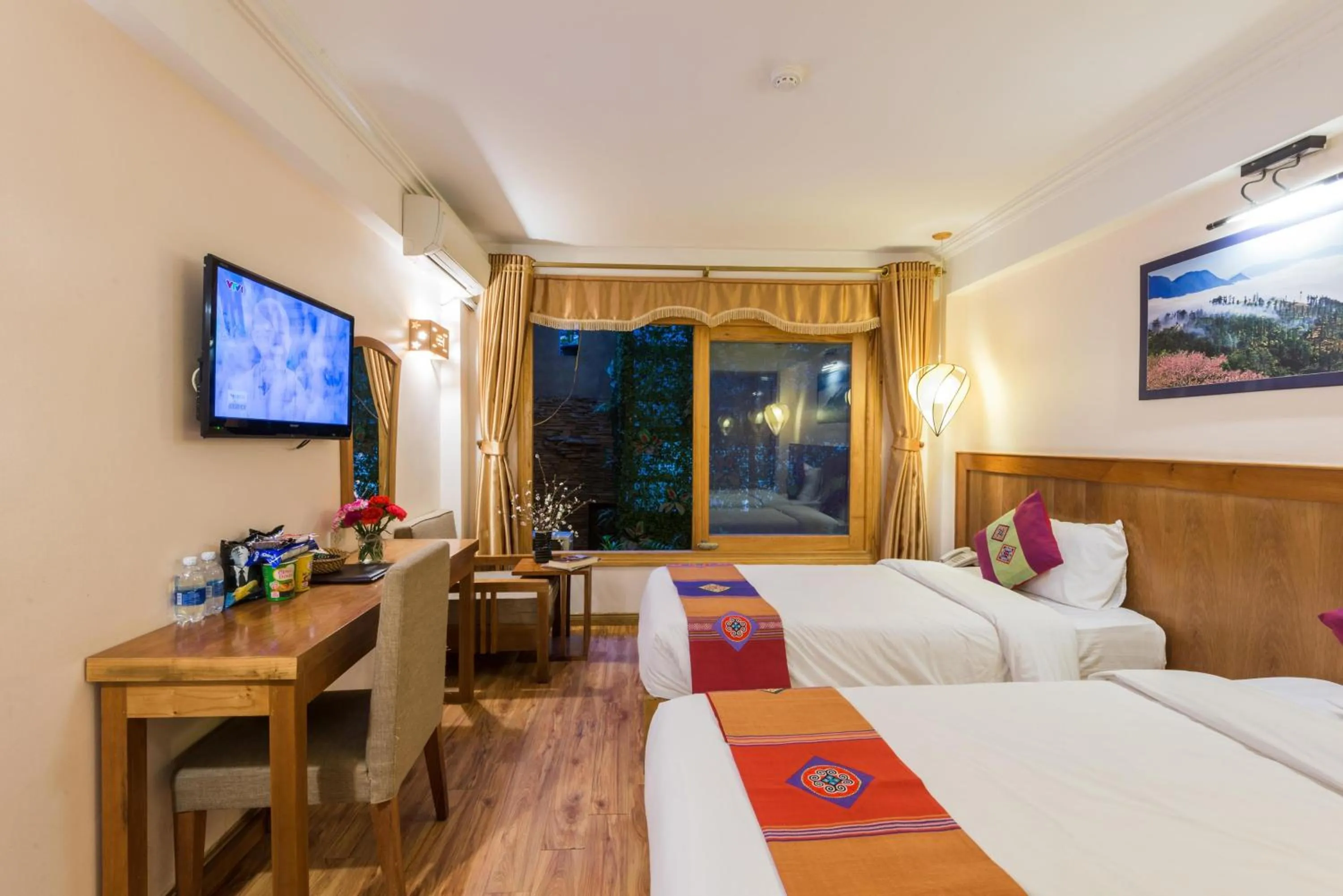 Bedroom, Bed in Sapa Panorama Hotel