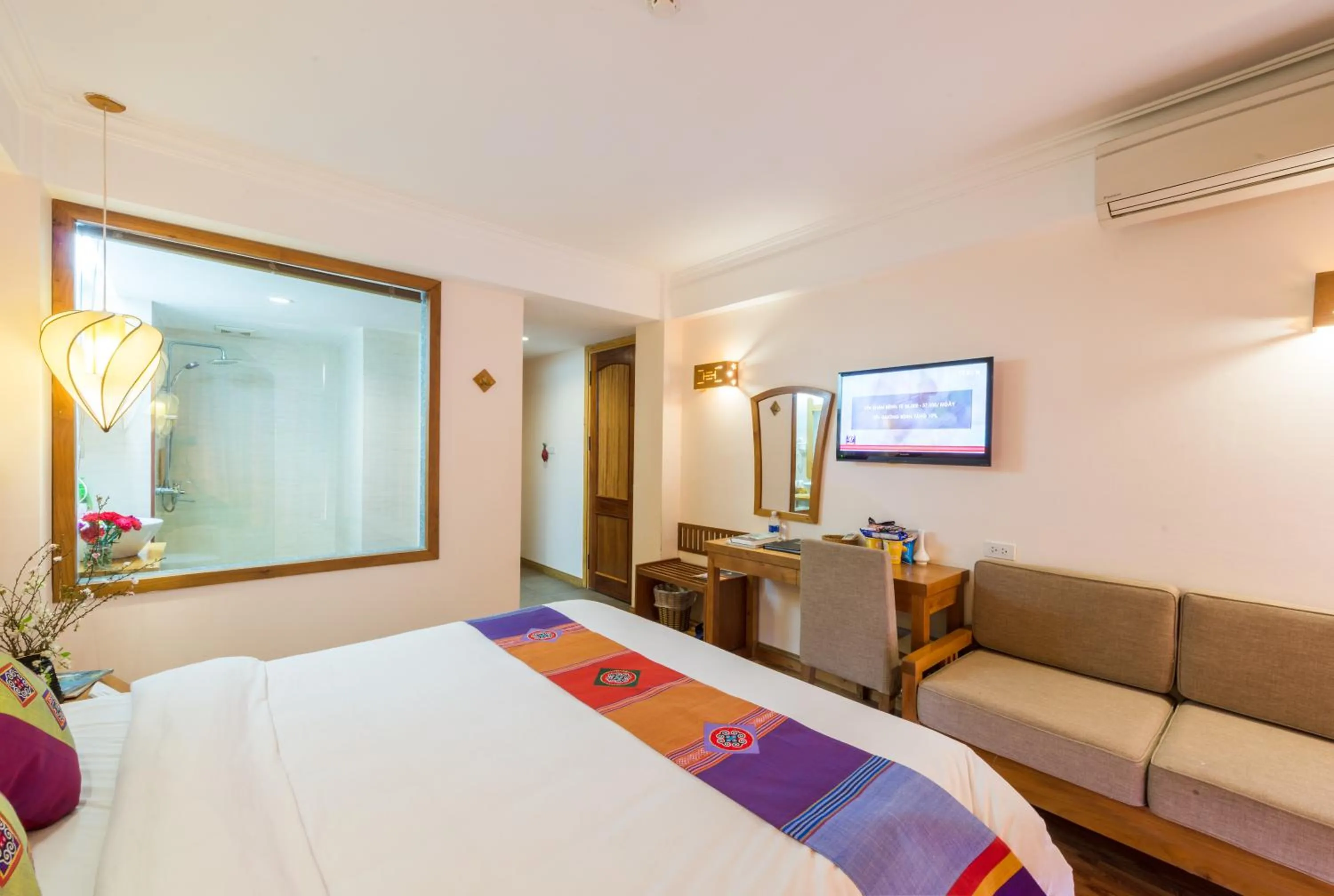Photo of the whole room, Bed in Sapa Panorama Hotel