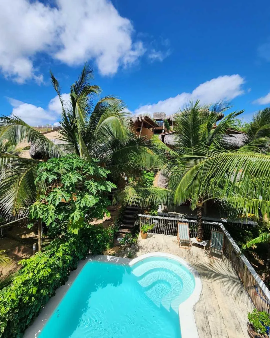Swimming pool in Mangará Pousada