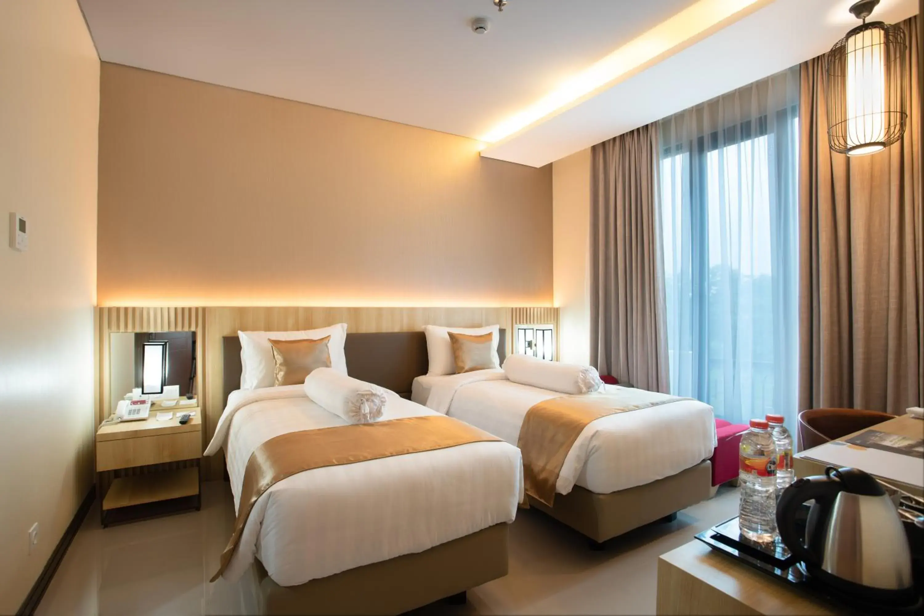Deluxe Twin Room in Braling Grand Hotel Purbalingga, Azana Hotels Collection Deluxe Twin Room in Braling Grand Hotel Purbalingga, Azana Hotels Collection