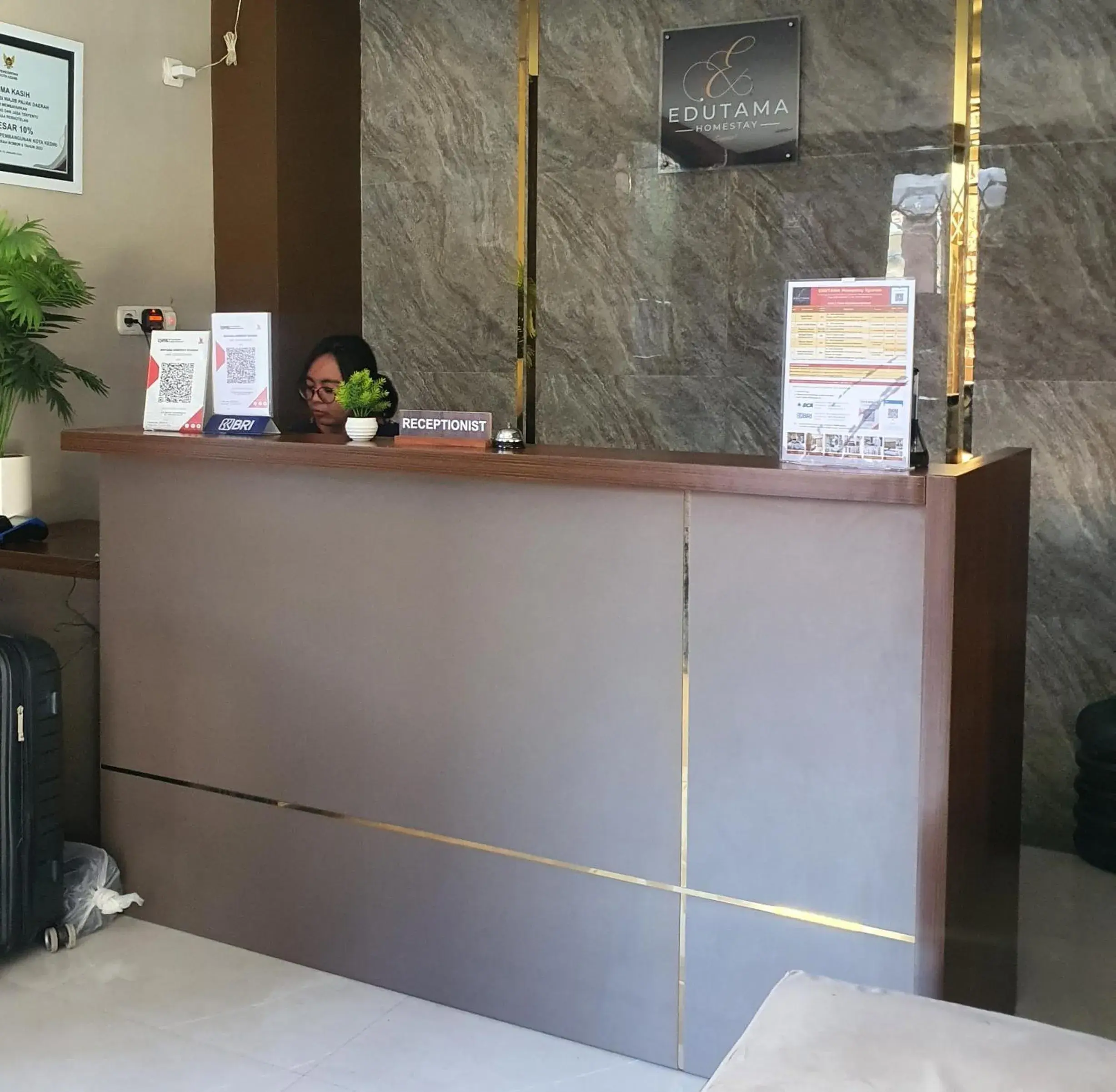 Lobby or reception in EDUTAMA Homestay Syariah Lobby or reception in EDUTAMA Homestay Syariah