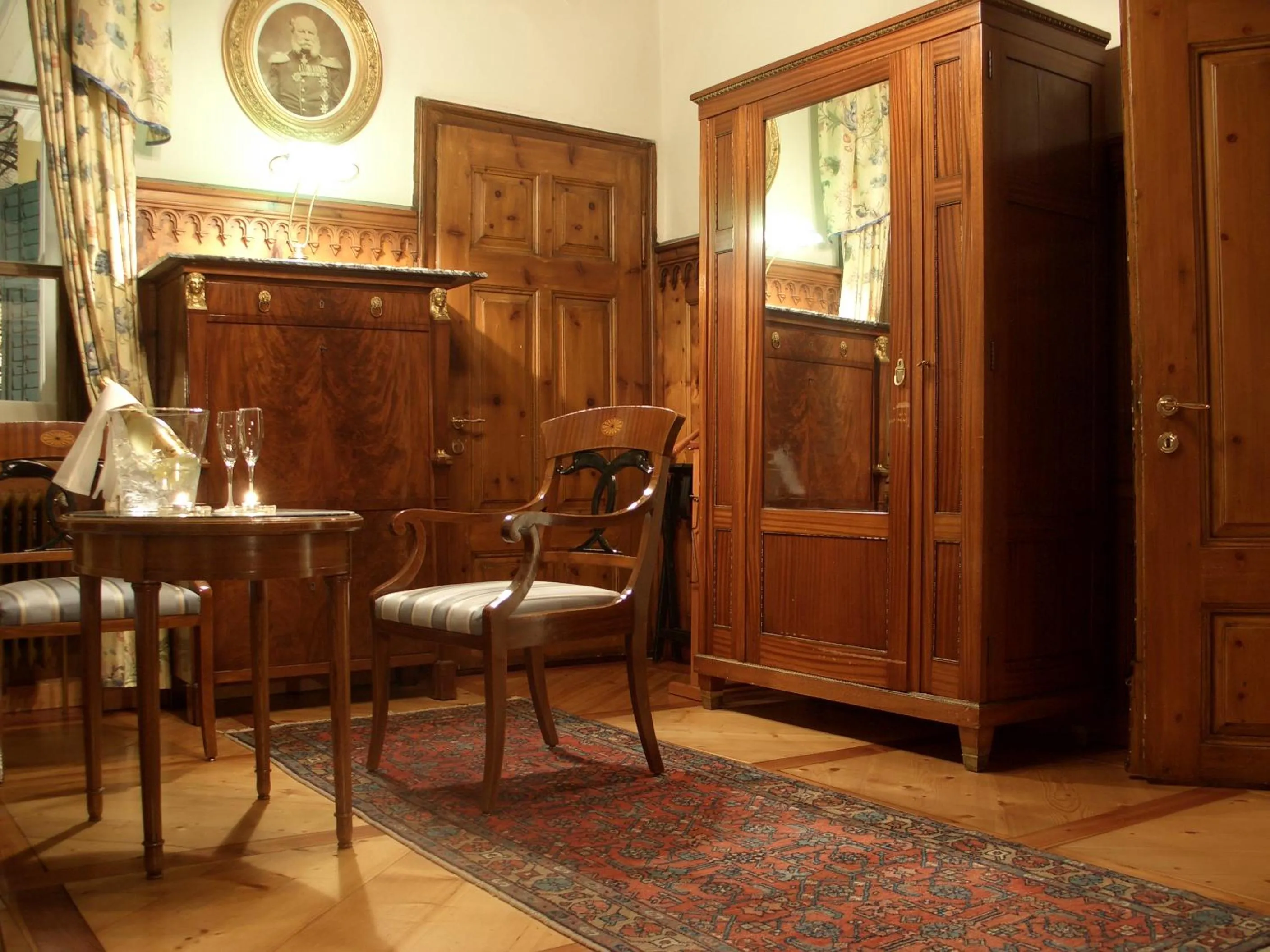 Seating area in Villa Solitude