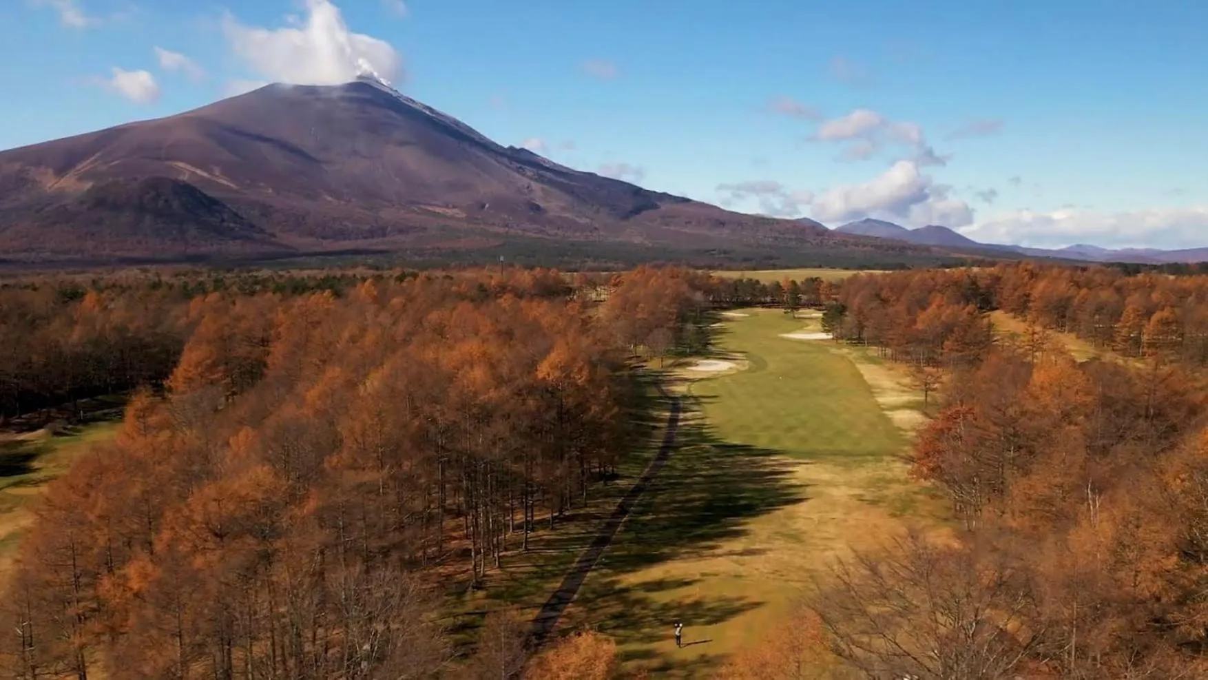 Golfcourse in Asama Kuzanbo