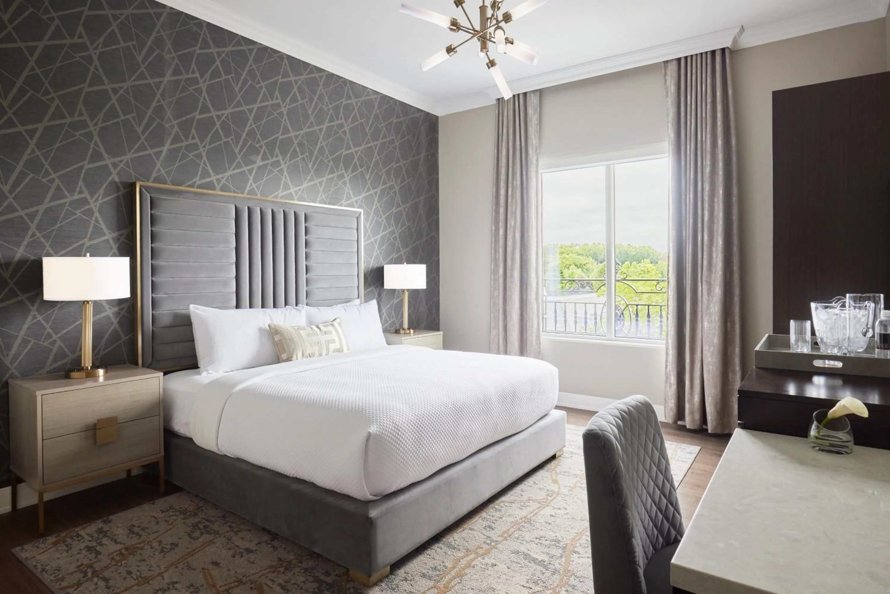 Bedroom, Bed in The Chateau Grande Hotel