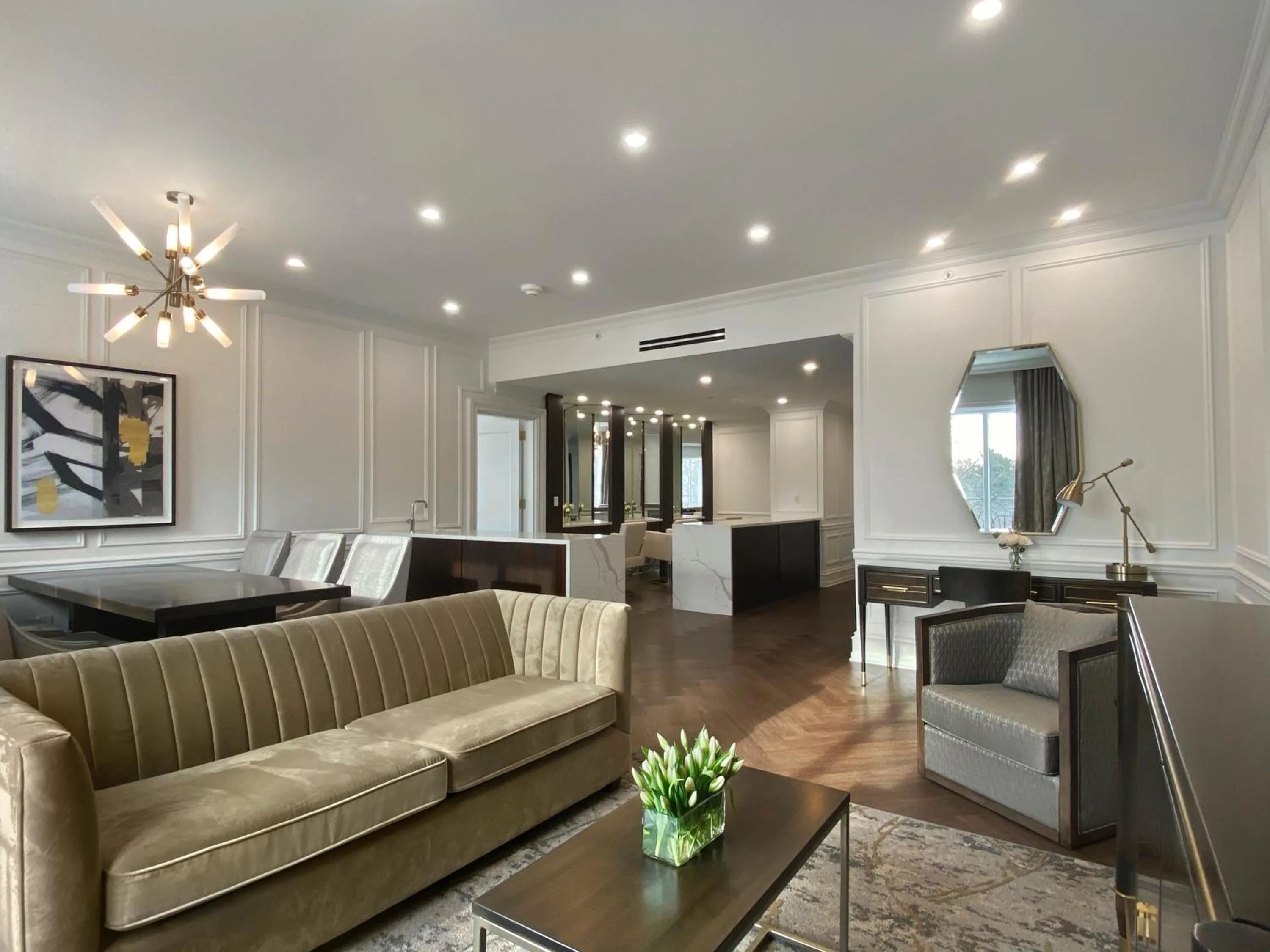 Living room in The Chateau Grande Hotel