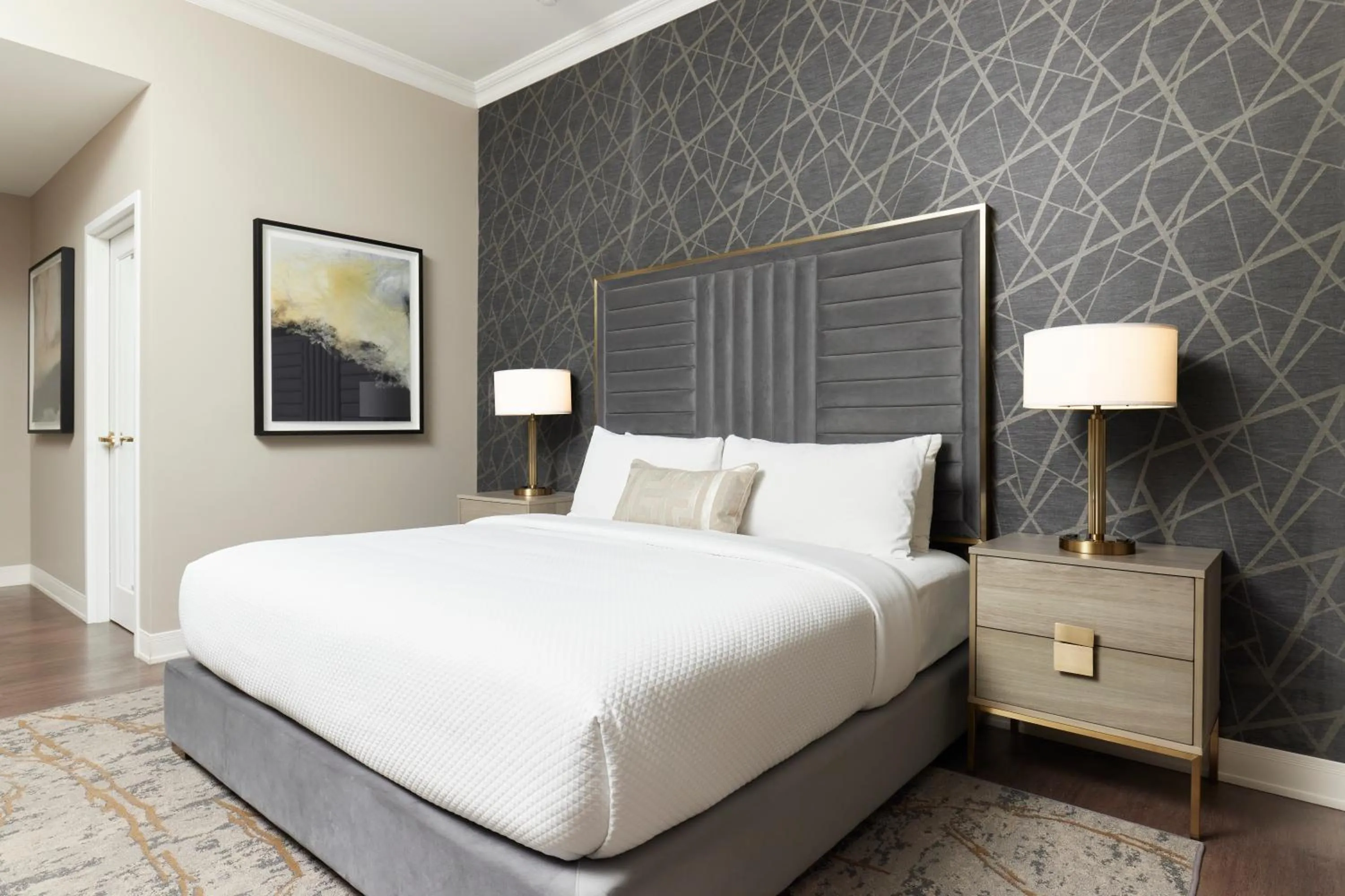 Bedroom, Bed in The Chateau Grande Hotel