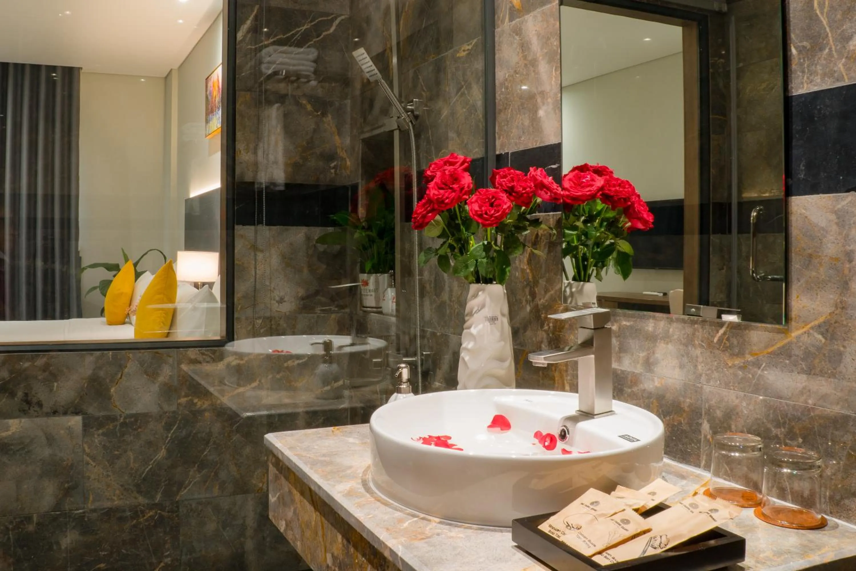 Bathroom in PHU THANG GRAND HOTEL