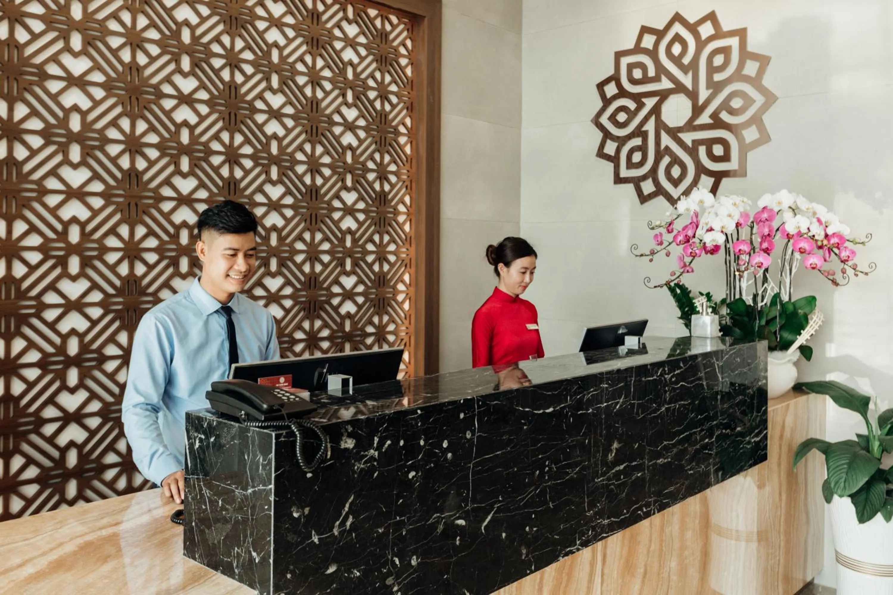 Staff in PHU THANG GRAND HOTEL