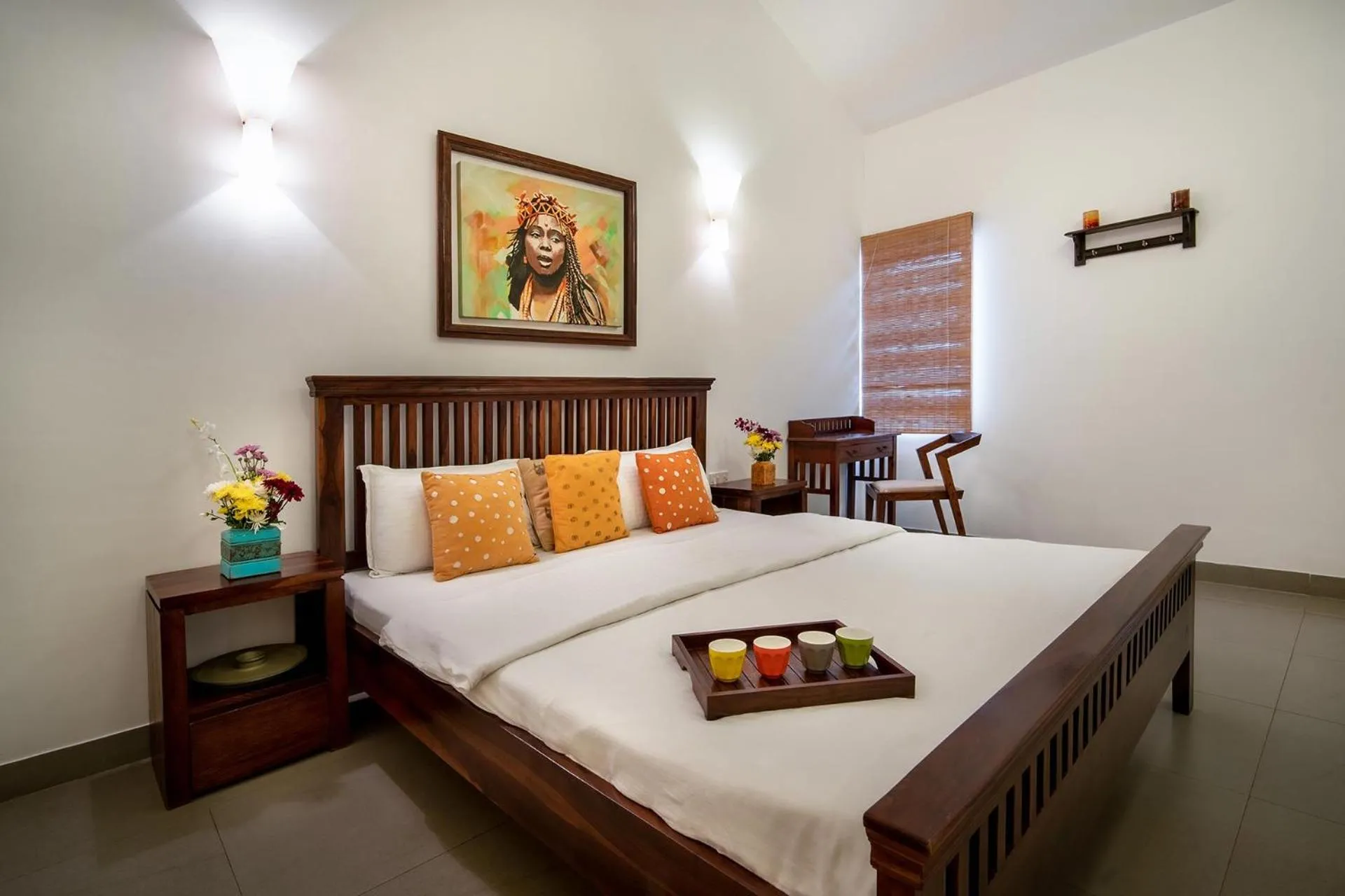 Bedroom, Bed in StayVista at Saanu Ki Villa with free Breakfast