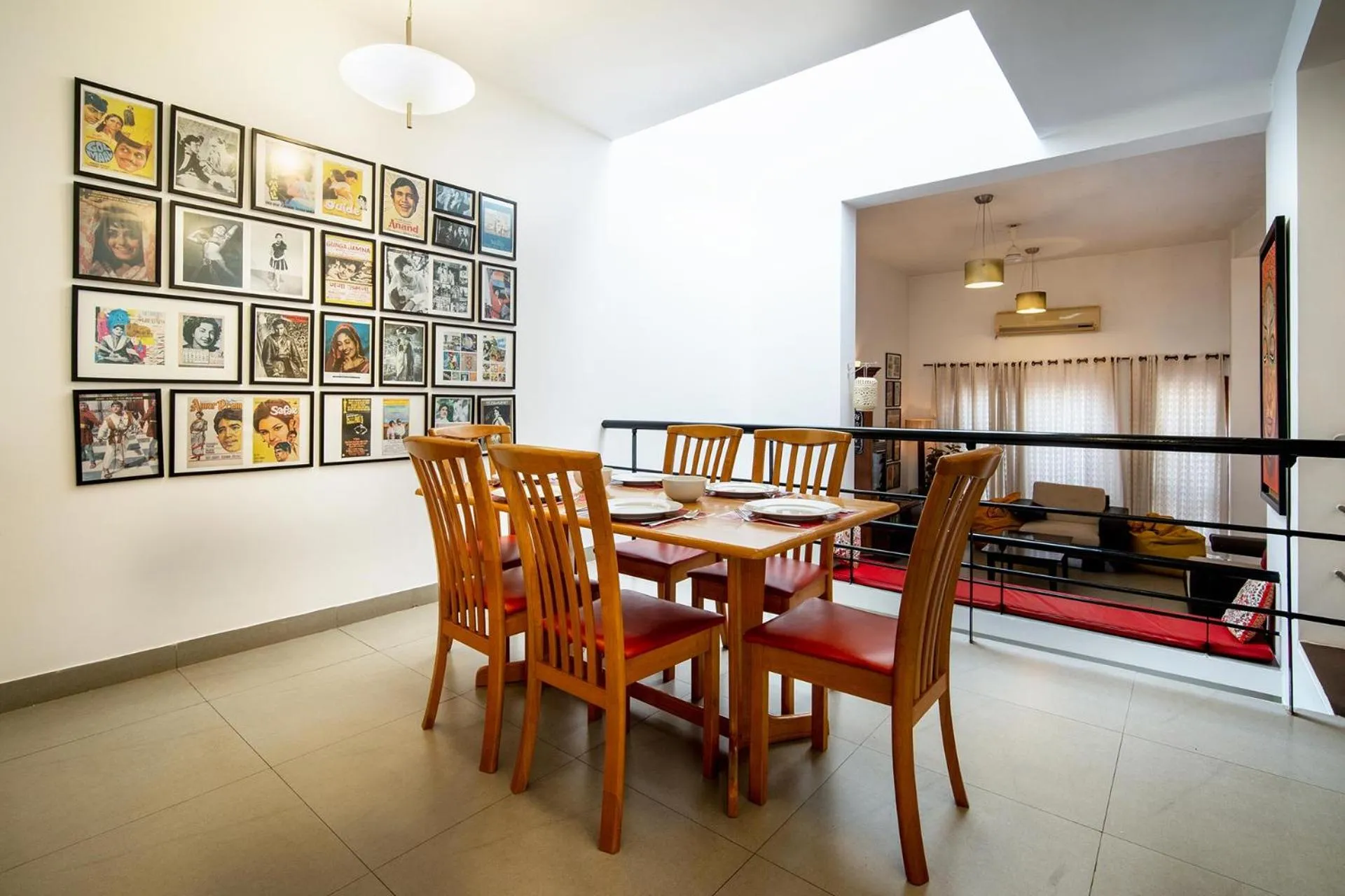 Dining area in StayVista at Saanu Ki Villa with free Breakfast