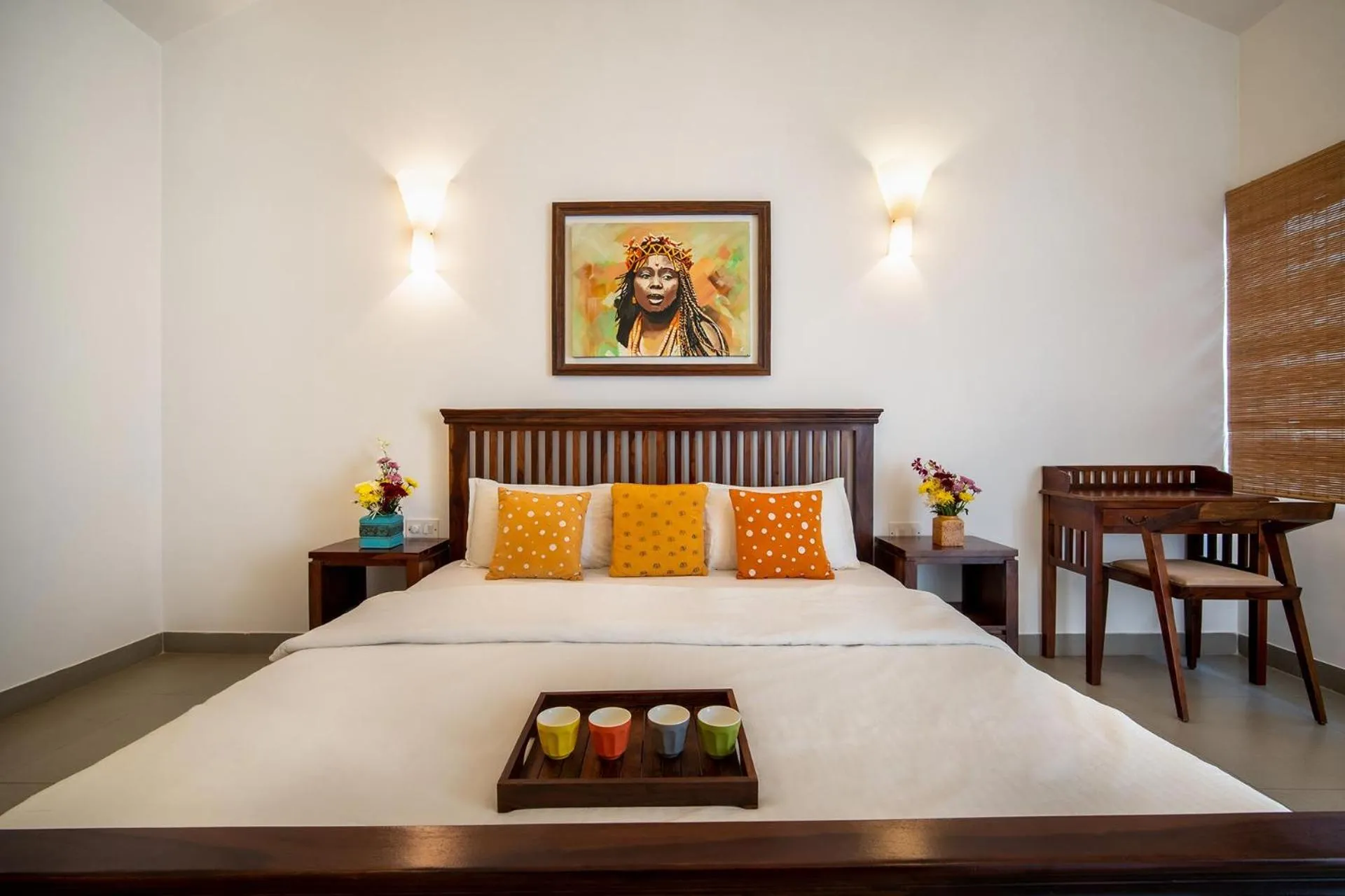 Bedroom, Bed in StayVista at Saanu Ki Villa with free Breakfast