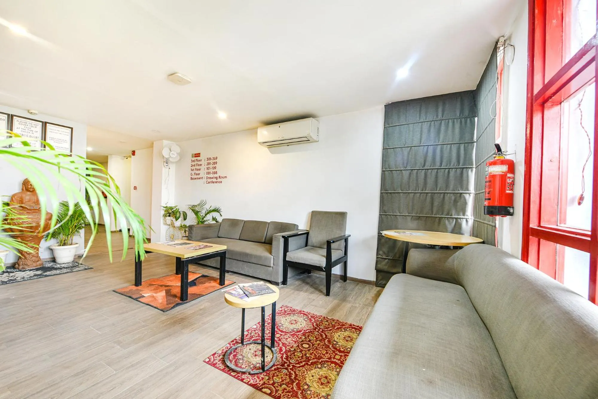 Seating area in FabHotel Comfort Residency I - Nr Artemis Hospital Gurgaon'