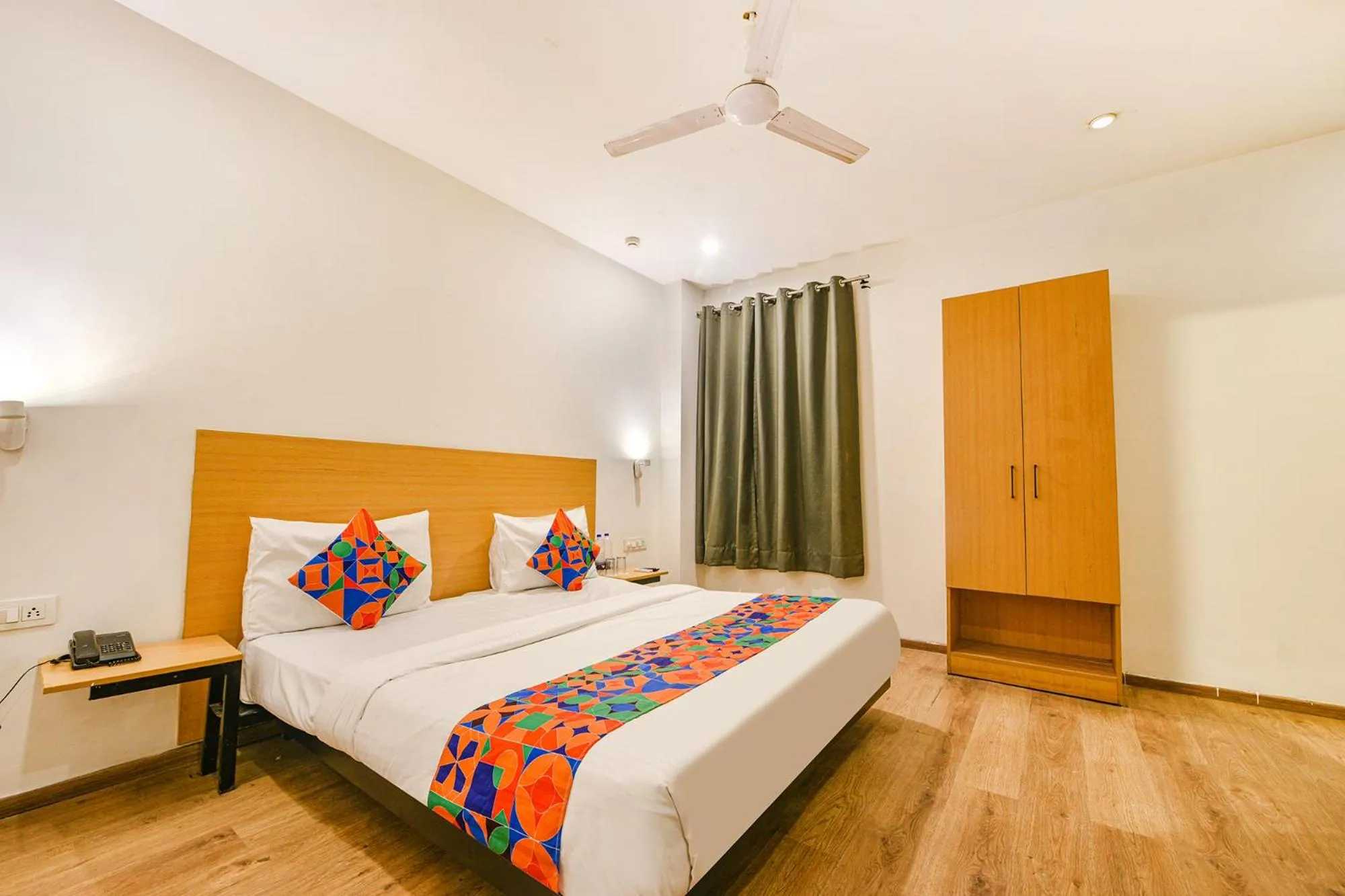 Bed in FabHotel Comfort Residency I - Nr Artemis Hospital Gurgaon'