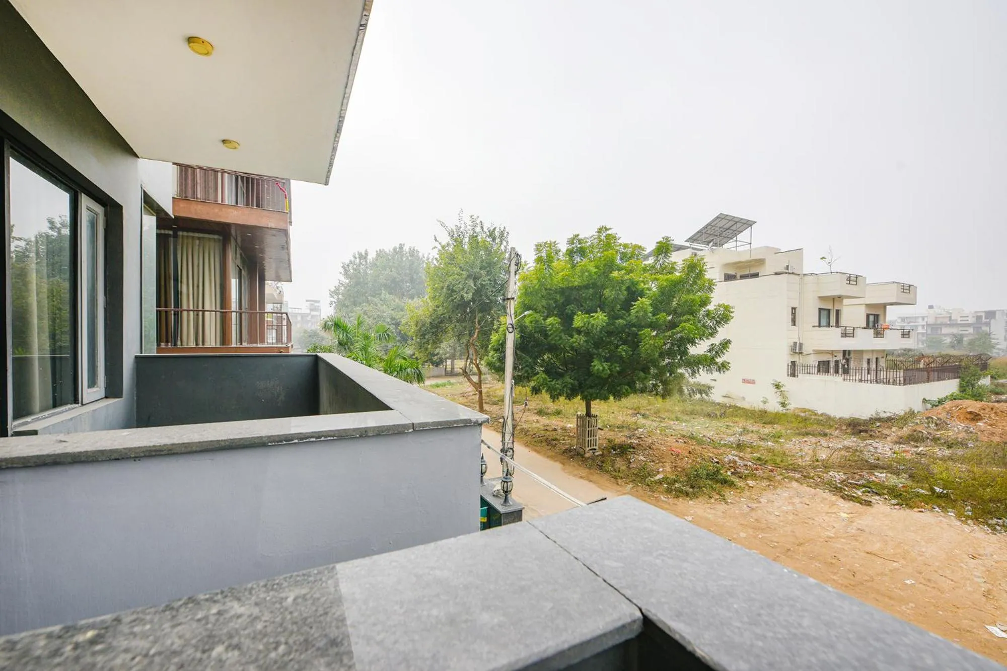 Balcony/Terrace in FabHotel Comfort Residency I - Nr Artemis Hospital Gurgaon'