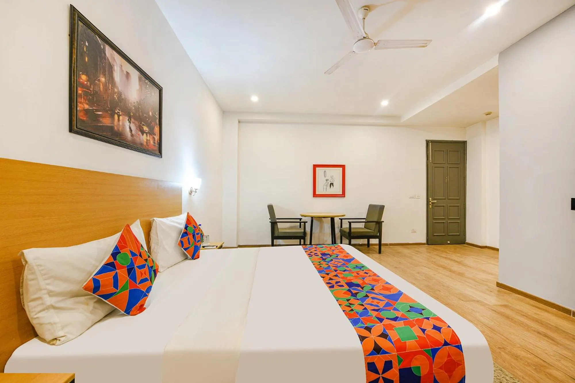 Bed in FabHotel Comfort Residency I - Nr Artemis Hospital Gurgaon'