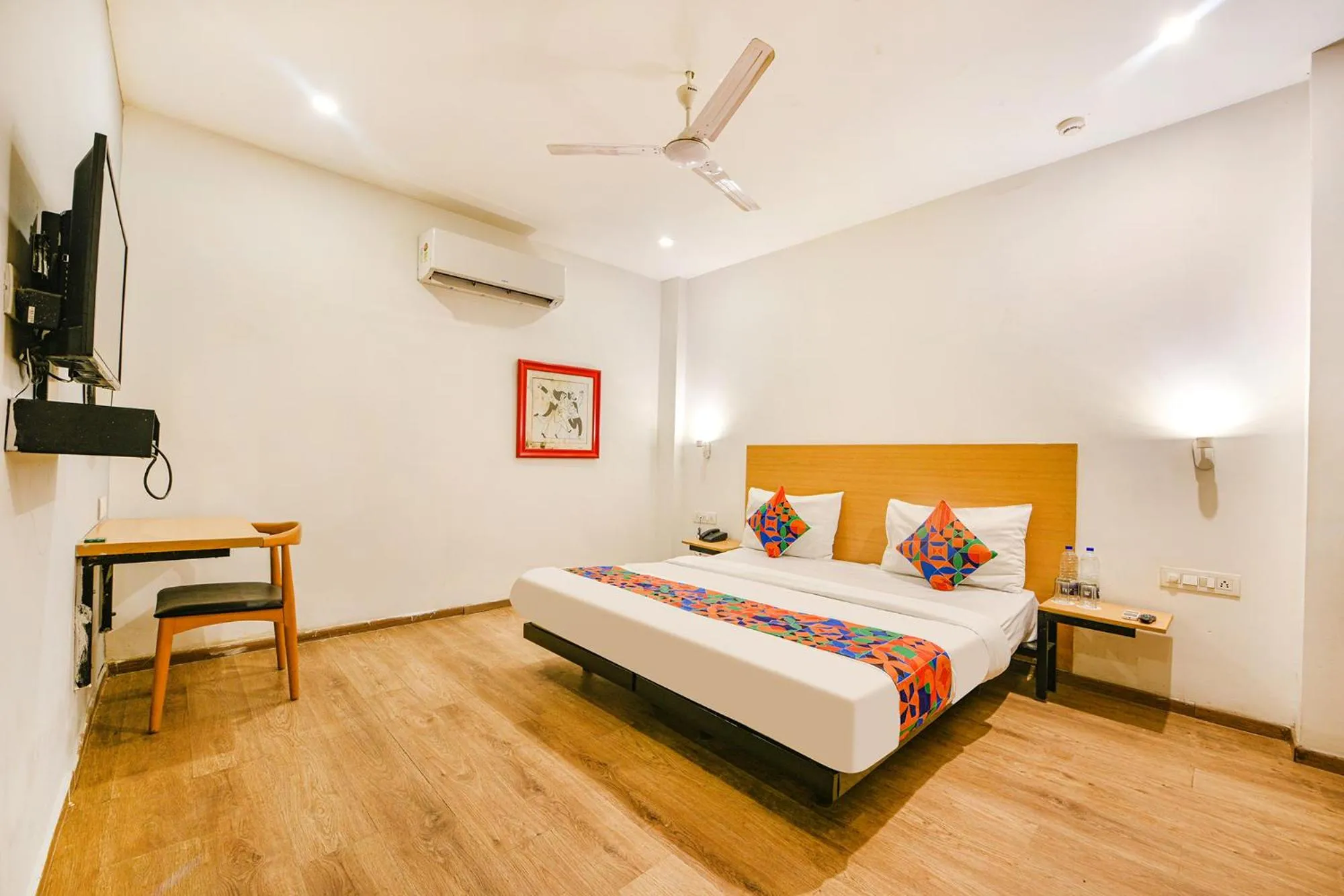 Bed in FabHotel Comfort Residency I - Nr Artemis Hospital Gurgaon'