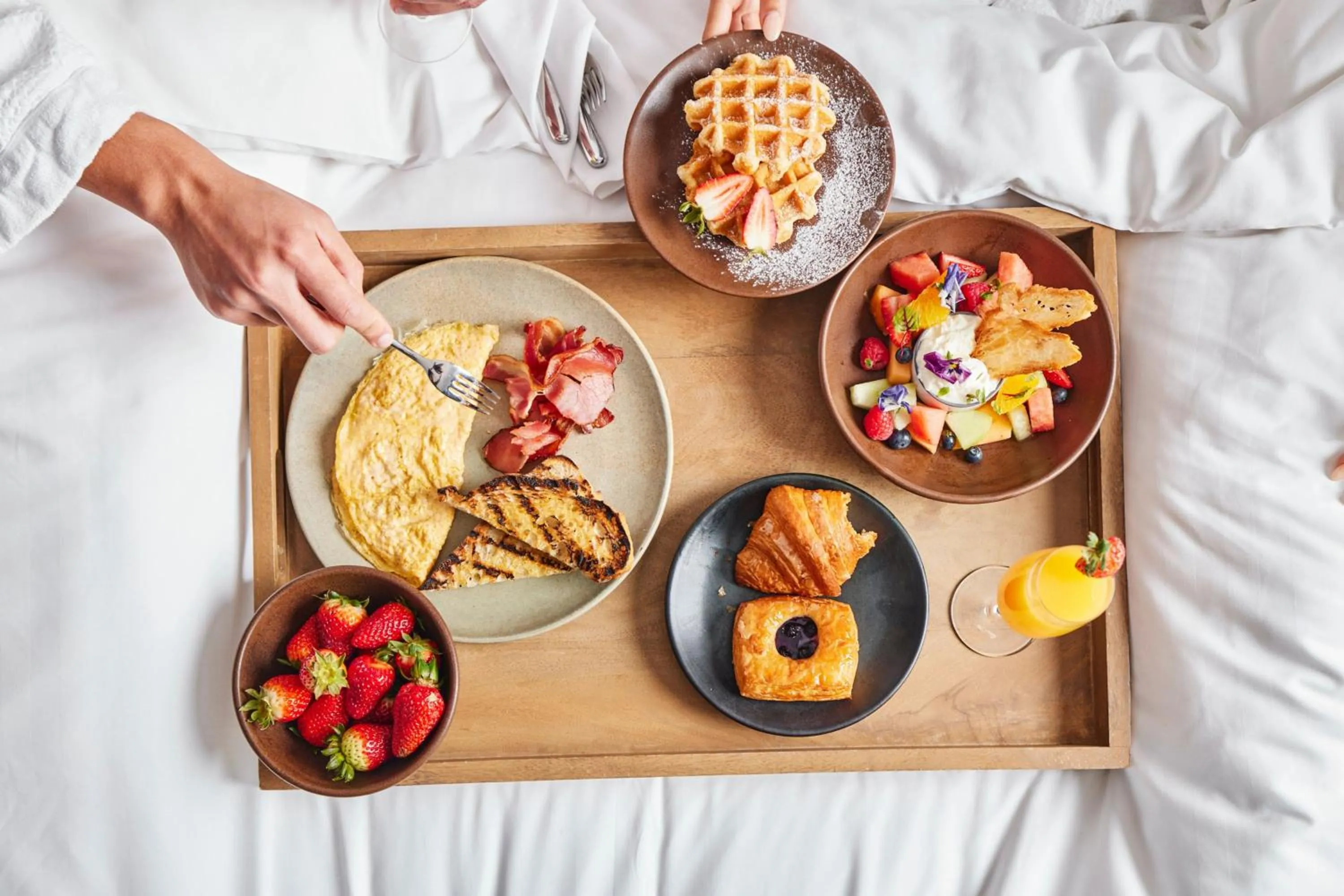 Breakfast in Melbourne Marriott Hotel Docklands