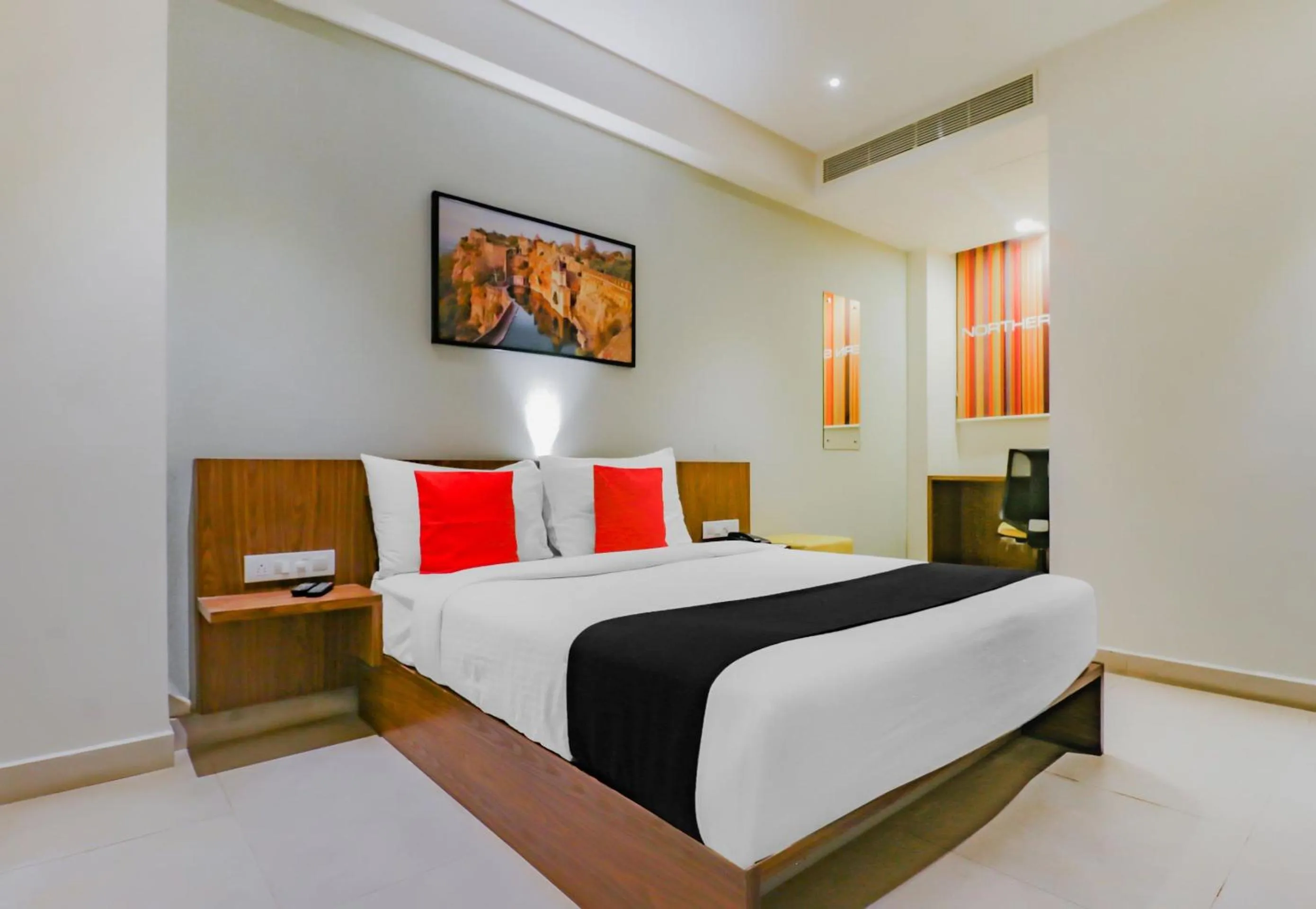 Bedroom, Bed in Capital O Royal Keys Near Brookfield Mall, AECS Layout