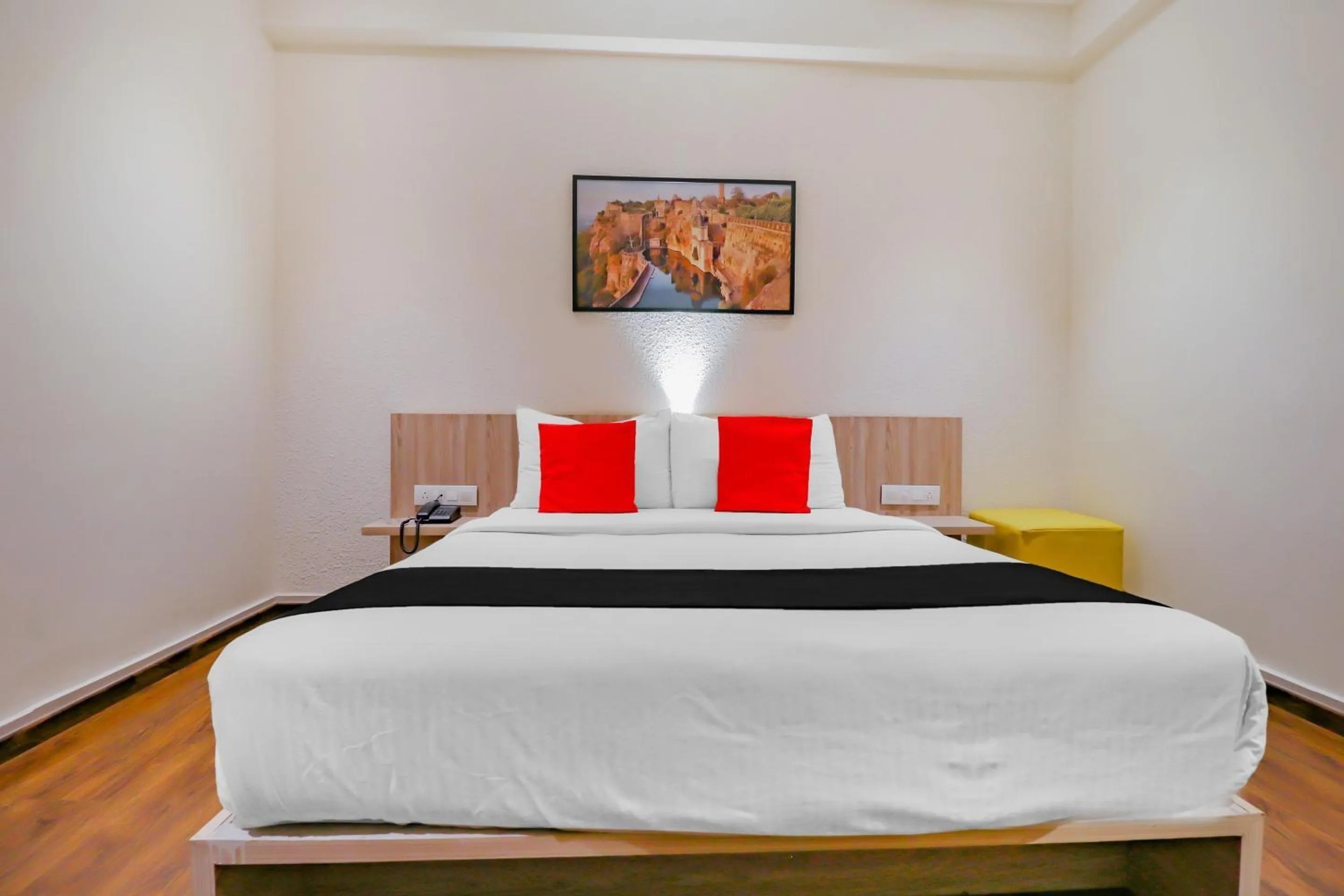 Bedroom, Bed in Capital O Royal Keys Near Brookfield Mall, AECS Layout