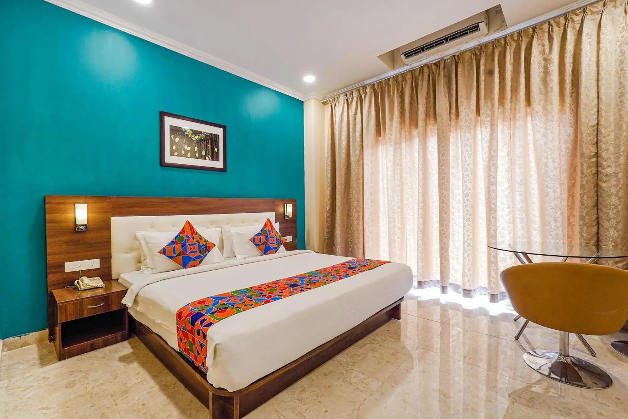 Deluxe Room - single occupancy in FabHotel Chris - Whitefield near KTPO & ITPL Deluxe Room - single occupancy in FabHotel Chris - Whitefield near KTPO & ITPL