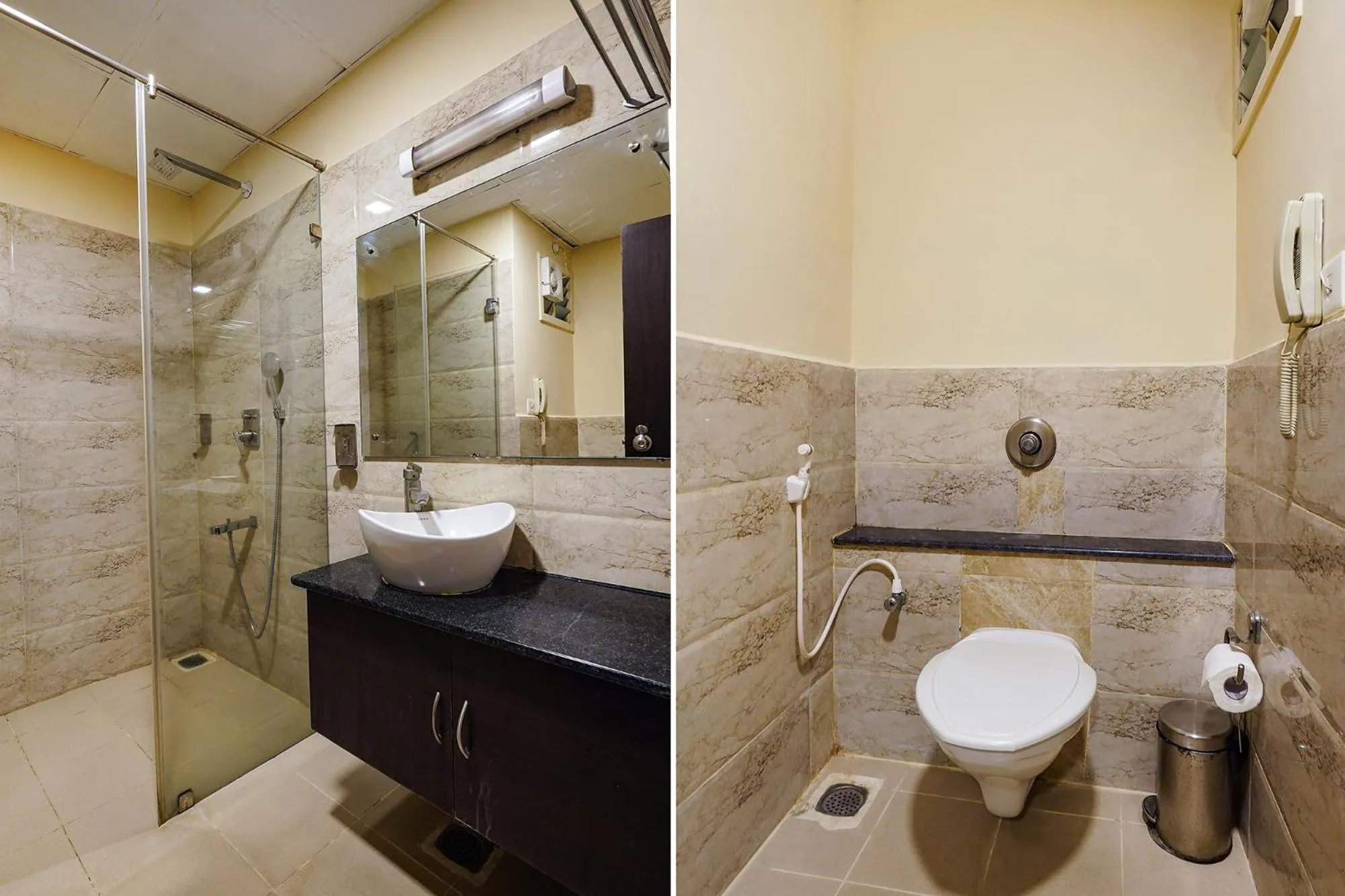 Bathroom in FabHotel Chris - Nr Vydehi Hospital