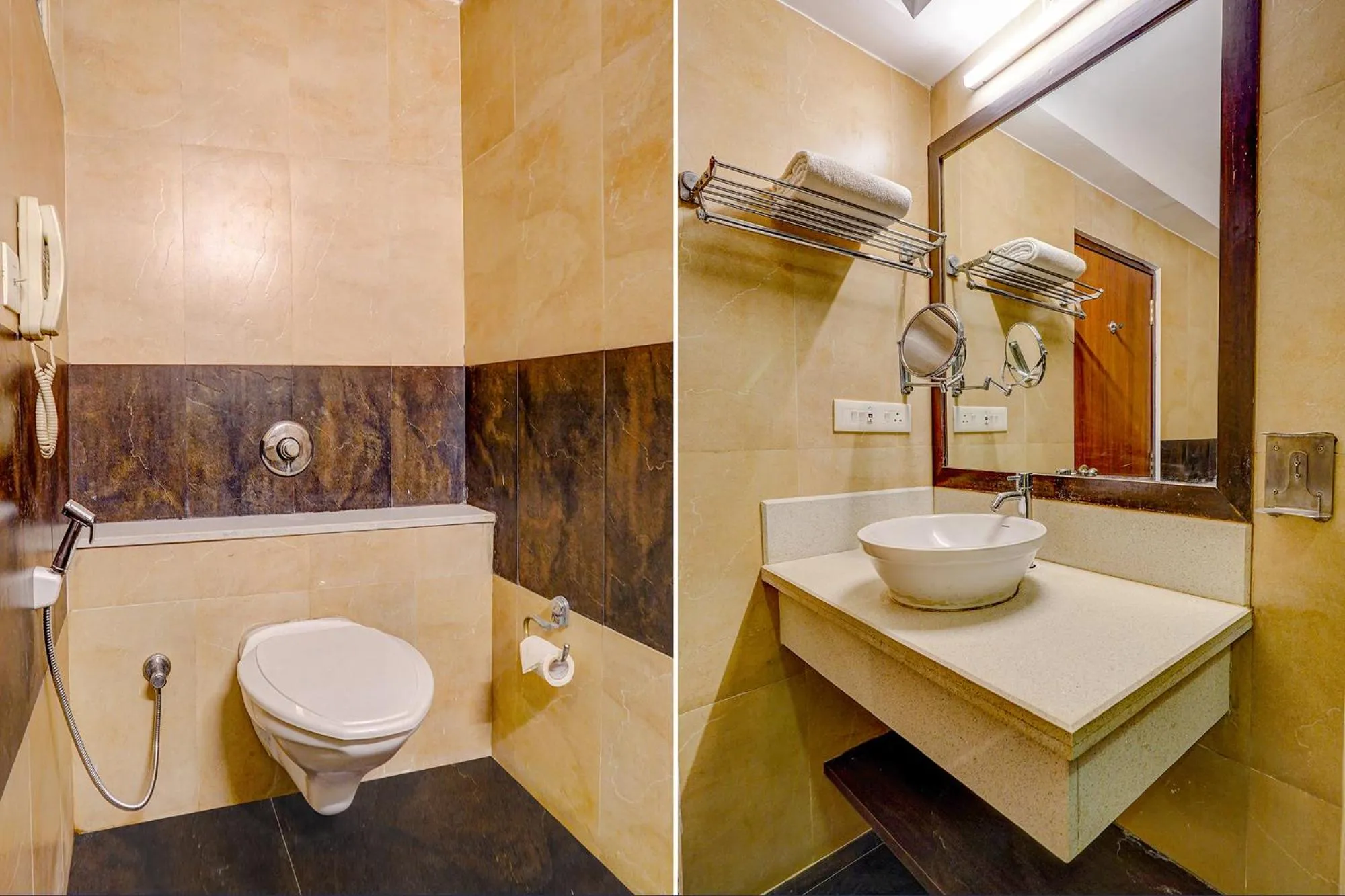 Bathroom in FabHotel Chris - Nr Vydehi Hospital