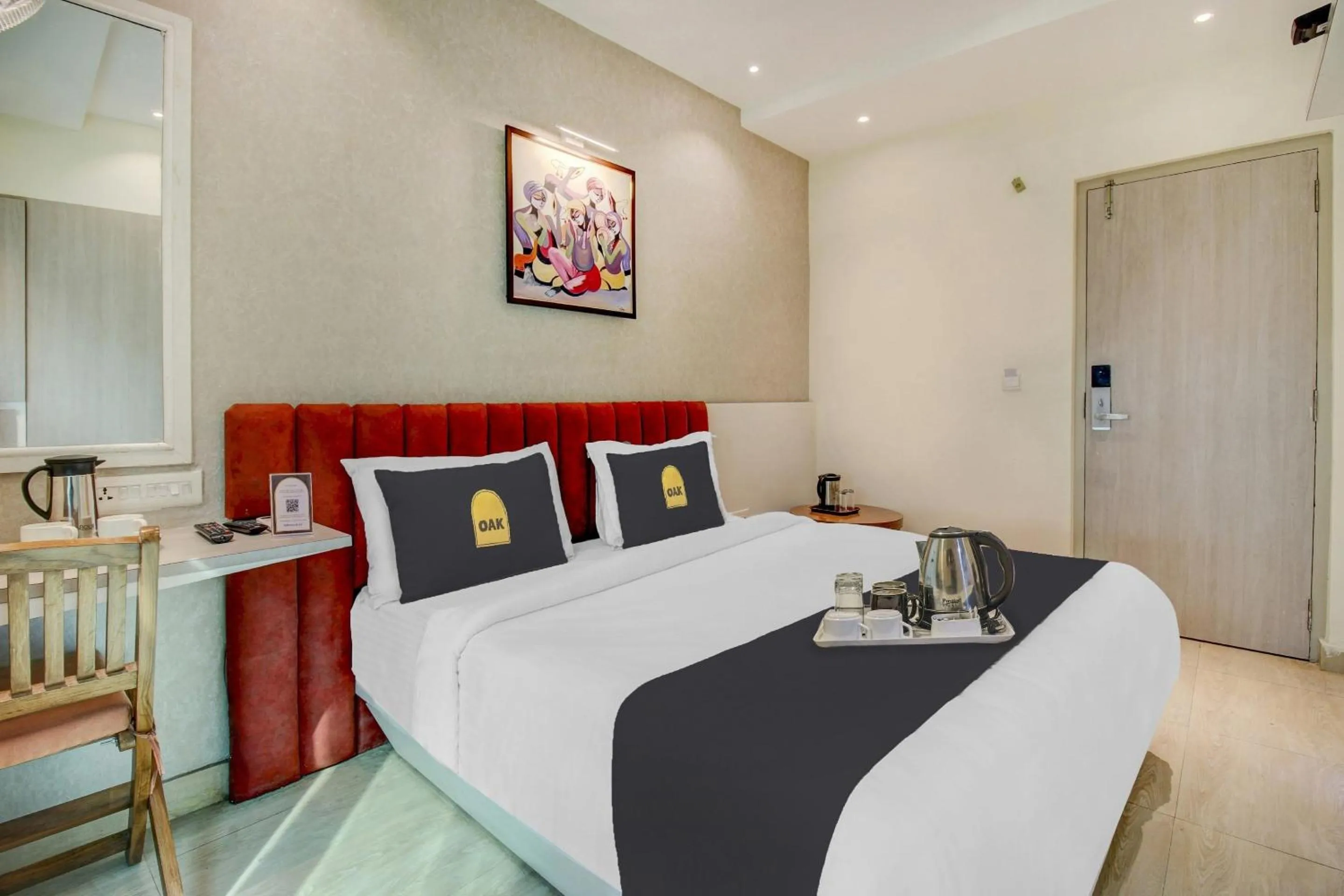 Lobby or reception, Bed in Super Townhouse Geetraj Near Shalimar Gateway lucknow