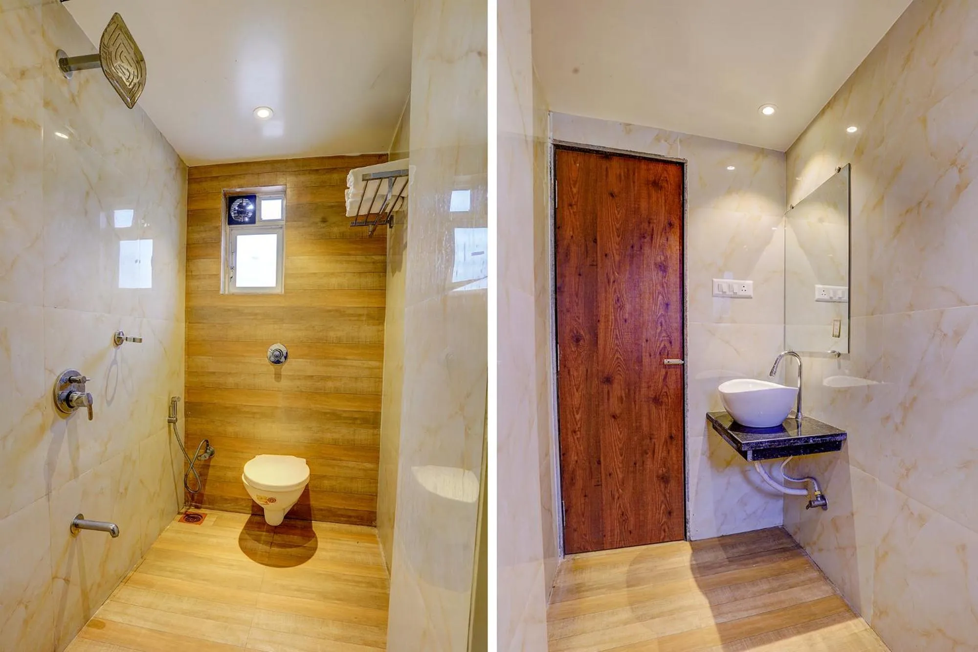 Bathroom in Via Super 7 Inn- Nr Rabale Station