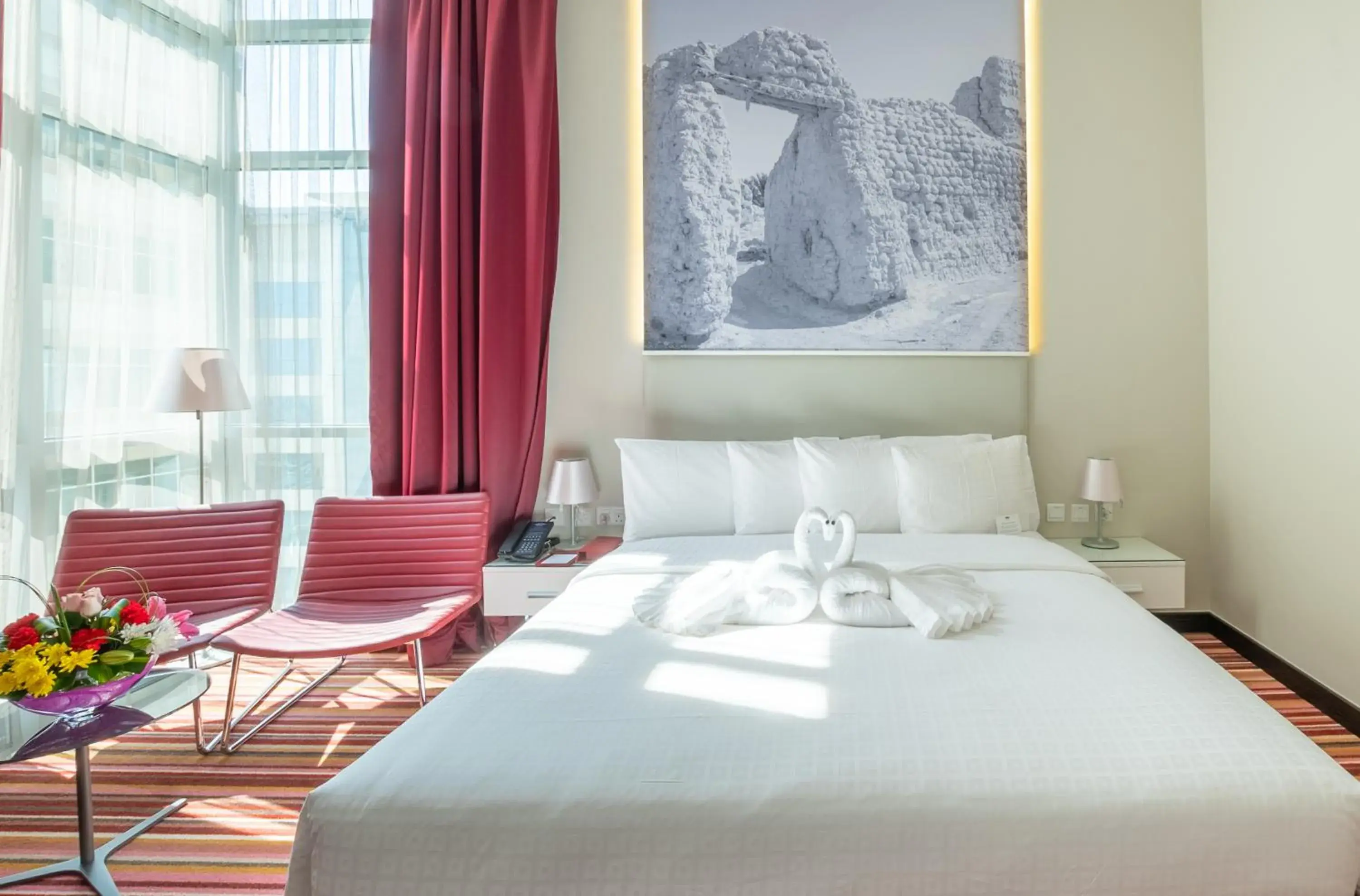 Bed in Gravity Hotel Abu Dhabi Bed in Gravity Hotel Abu Dhabi