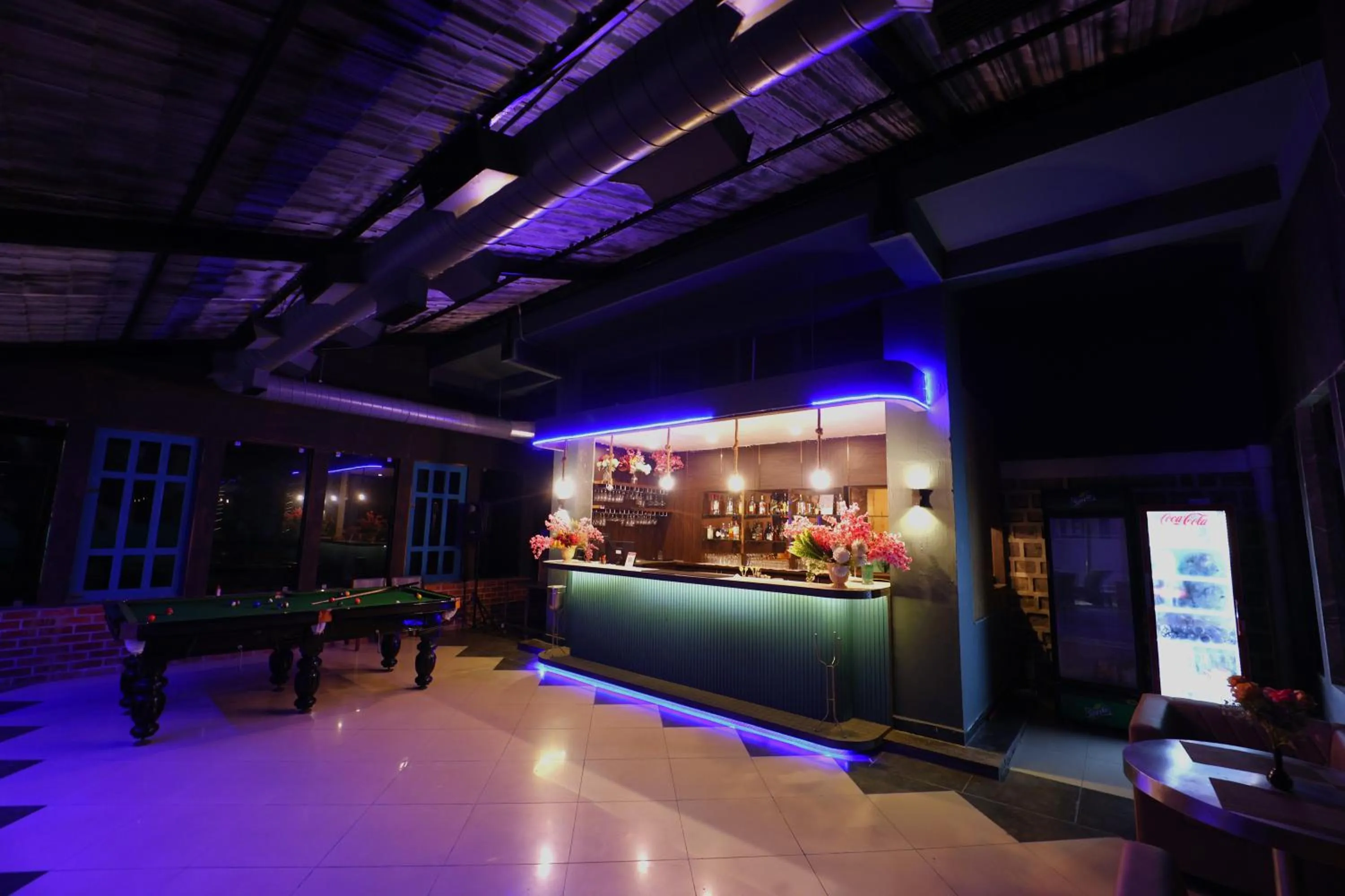 Lounge or bar in coral beach resort