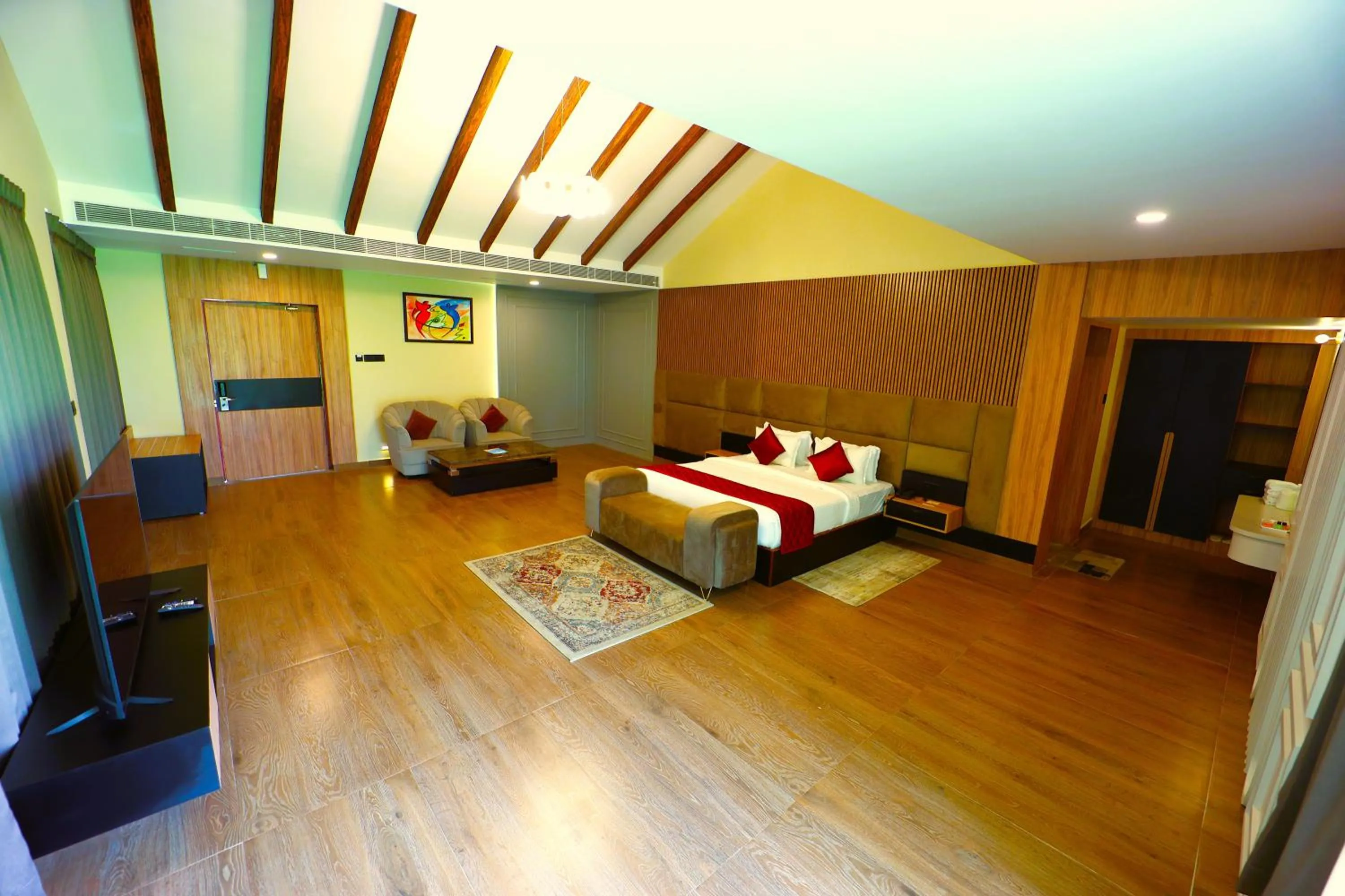 Photo of the whole room in coral beach resort