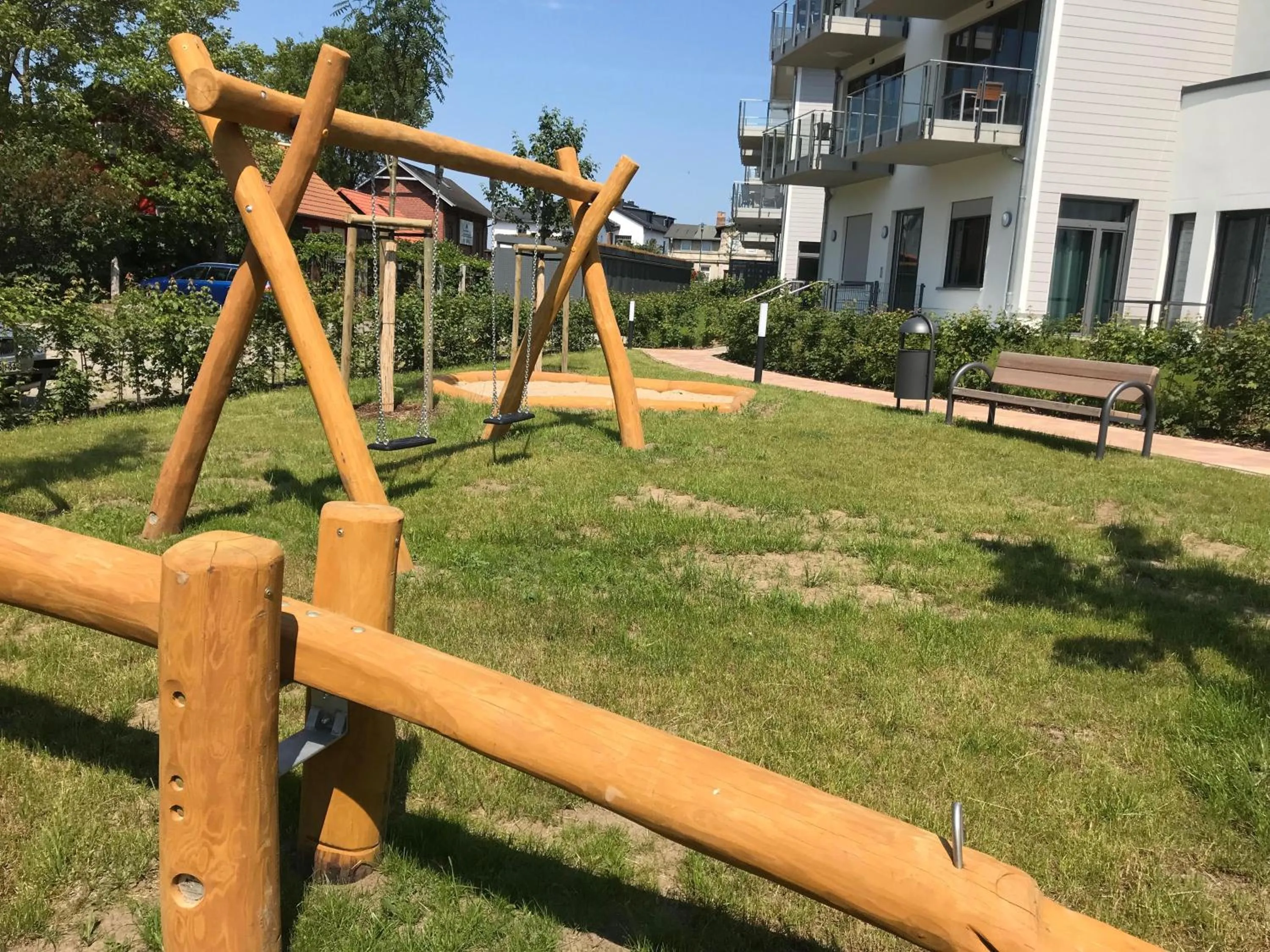 Children play ground in Riecht nach Meer