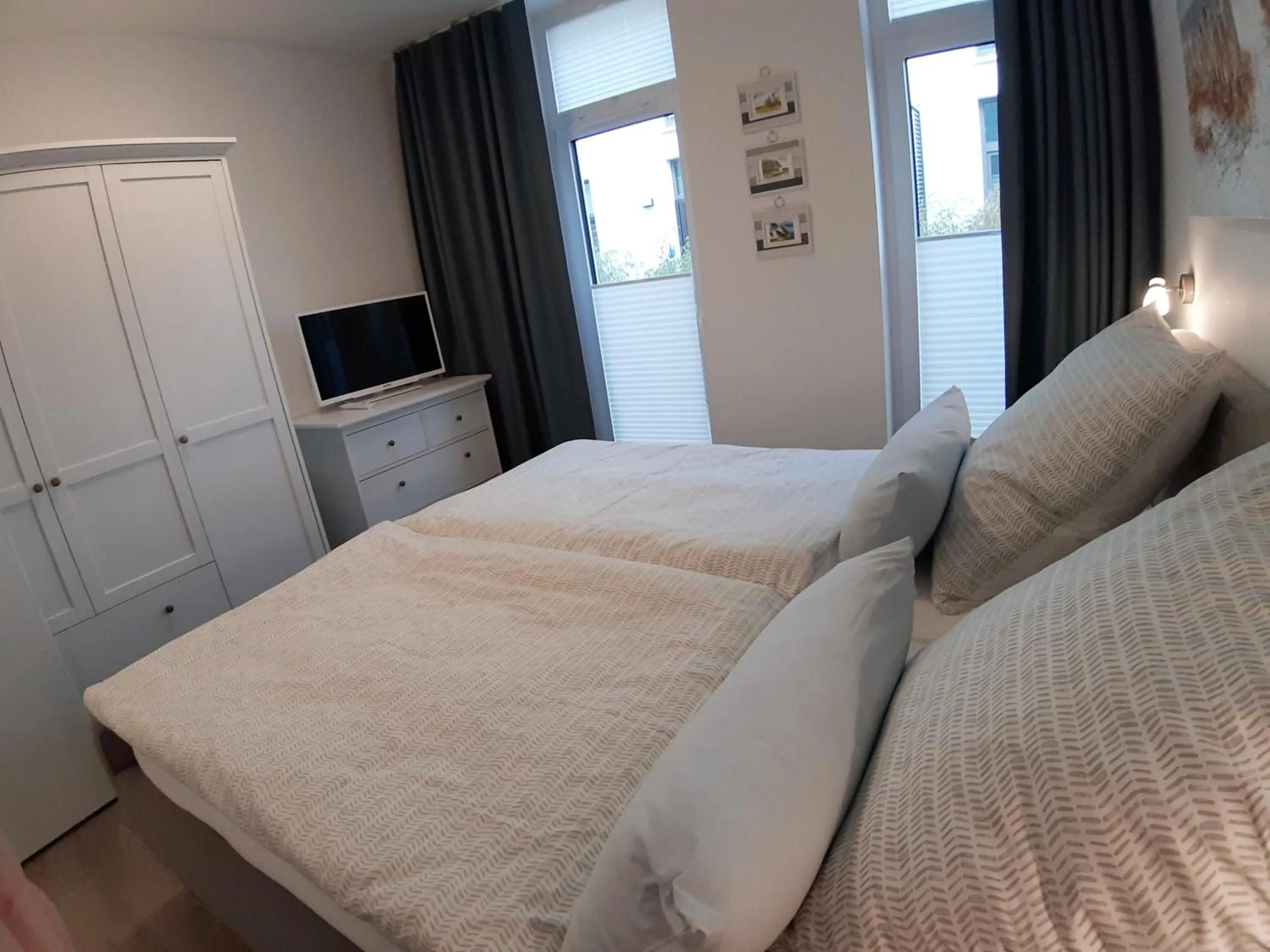 Bedroom, Bed in Riecht nach Meer