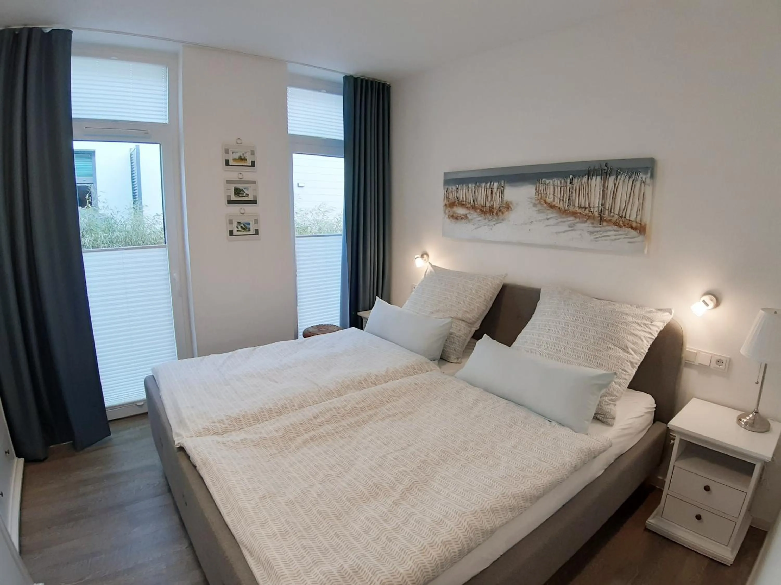 Bed in Riecht nach Meer