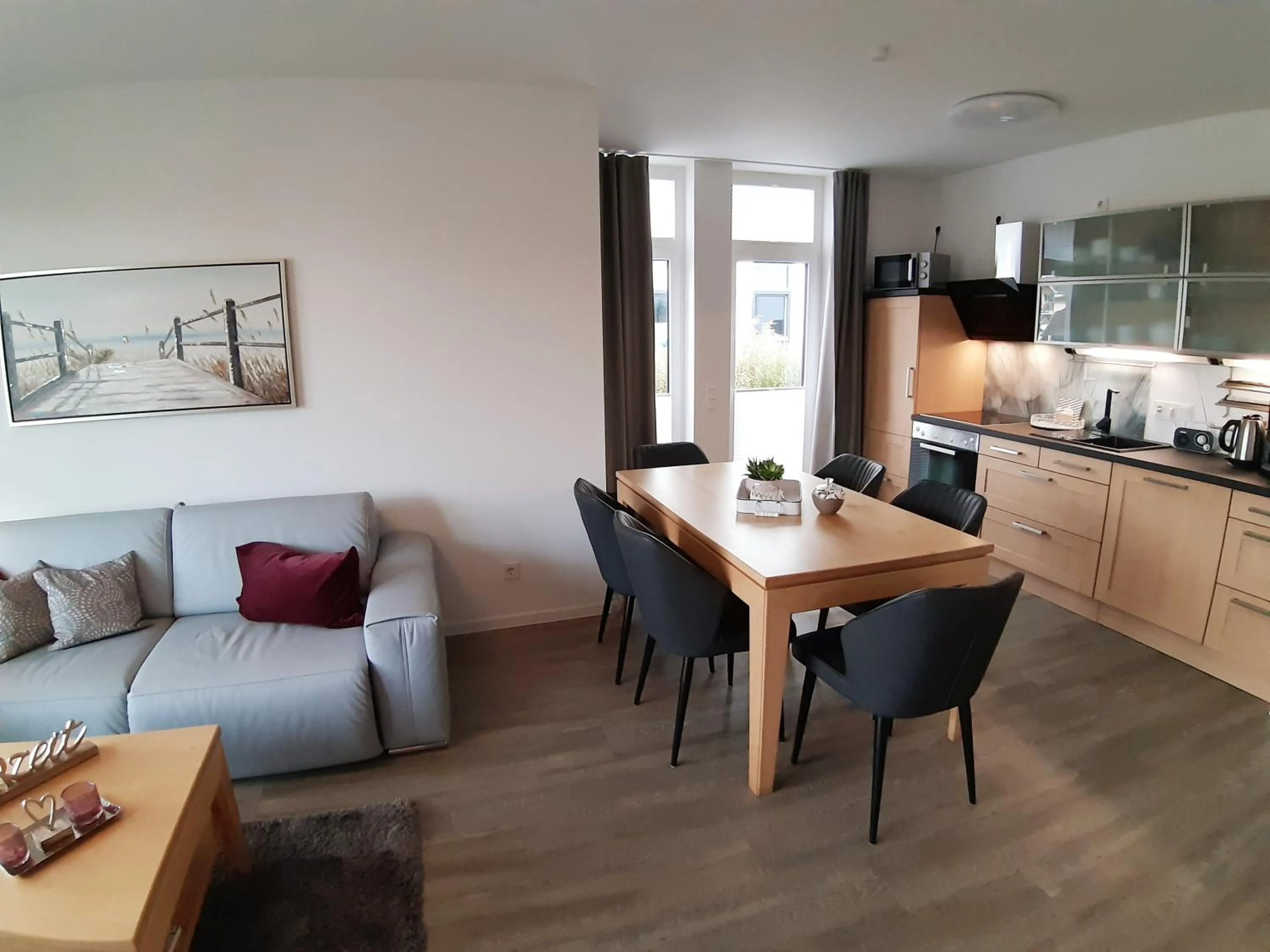 Kitchen or kitchenette in Riecht nach Meer