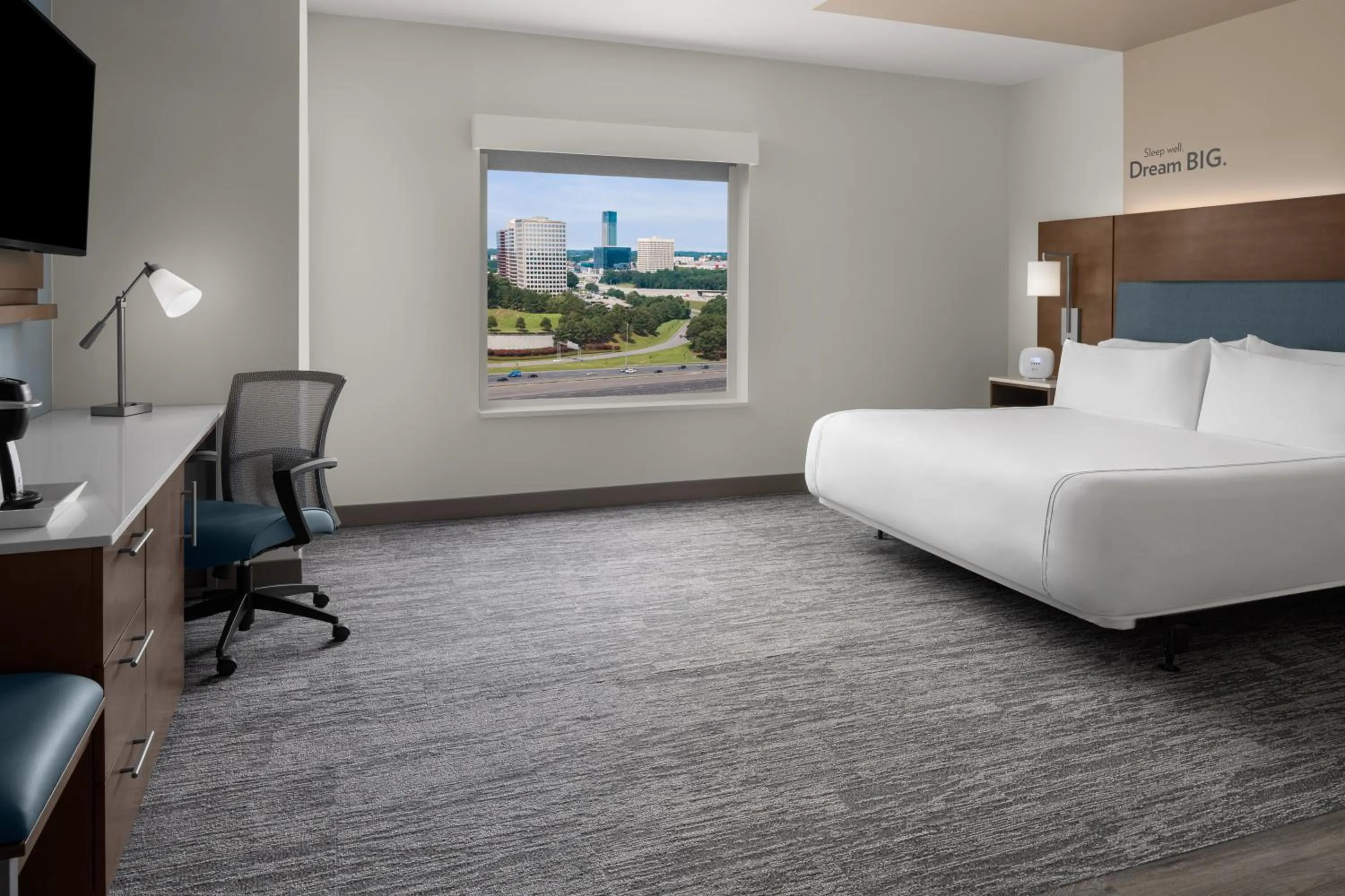 Photo of the whole room, Bed in EVEN Hotel Atlanta - Cobb Galleria by IHG