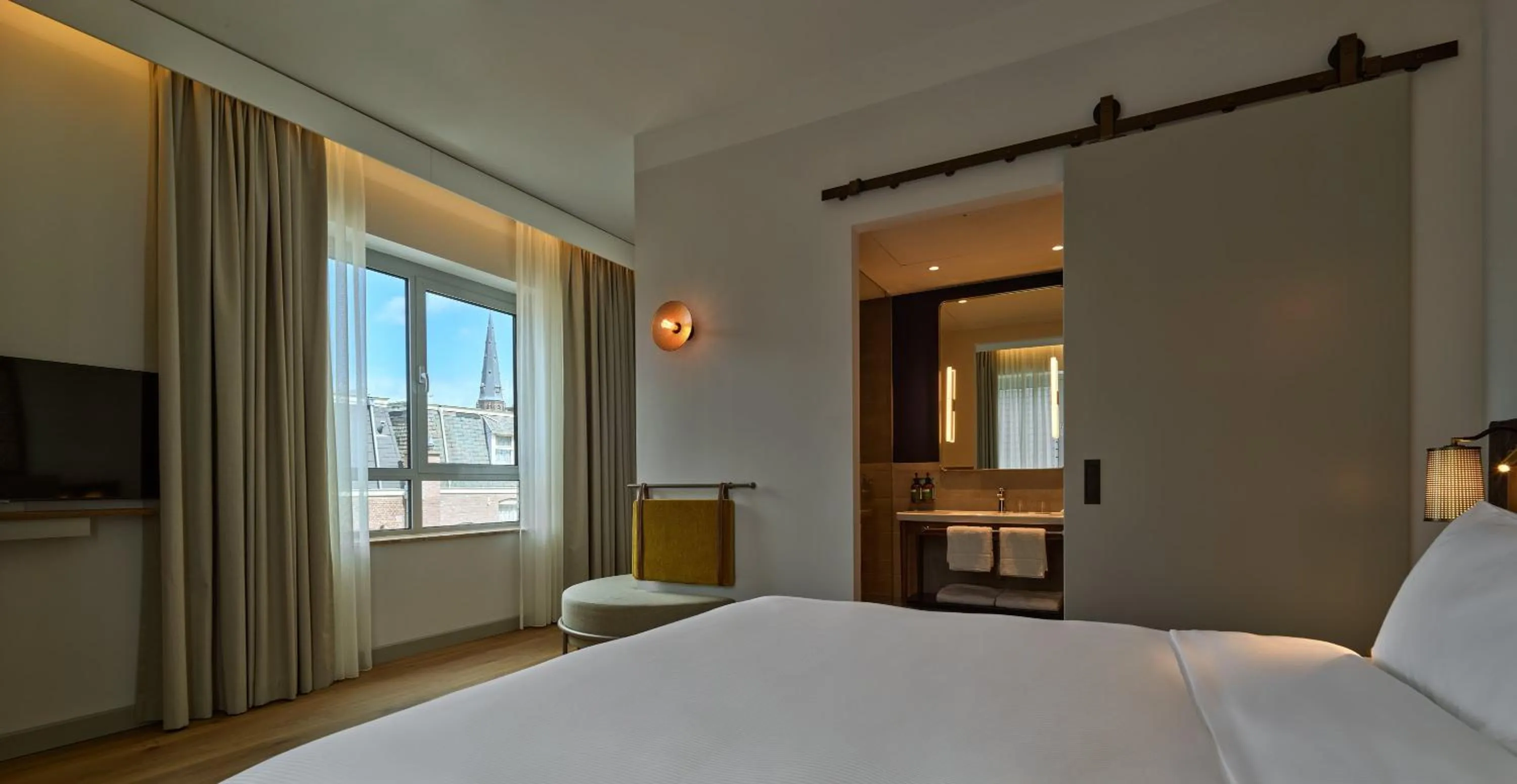 Bedroom, Bed in voco The Hague by IHG