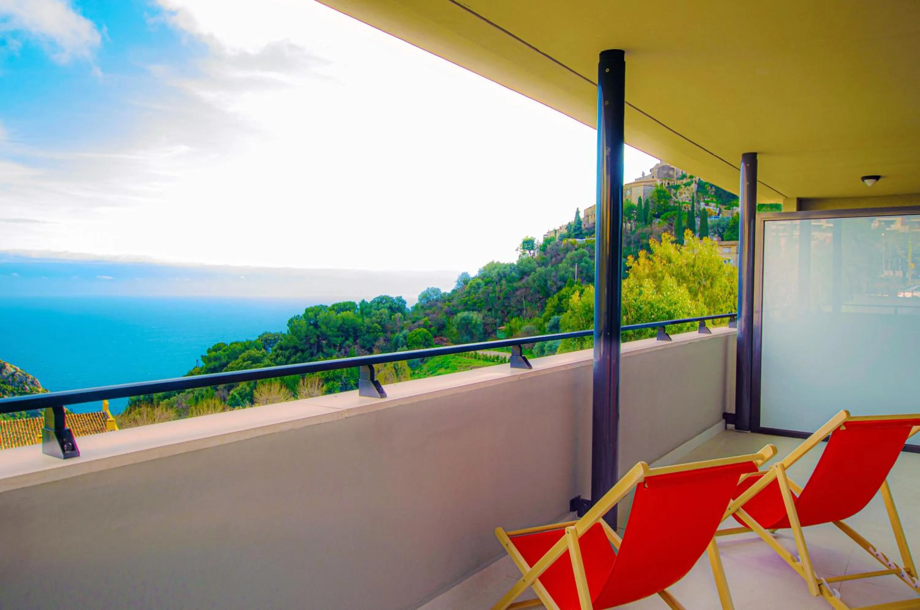 Balcony/Terrace in La Perle d'Eze - Aparthotel