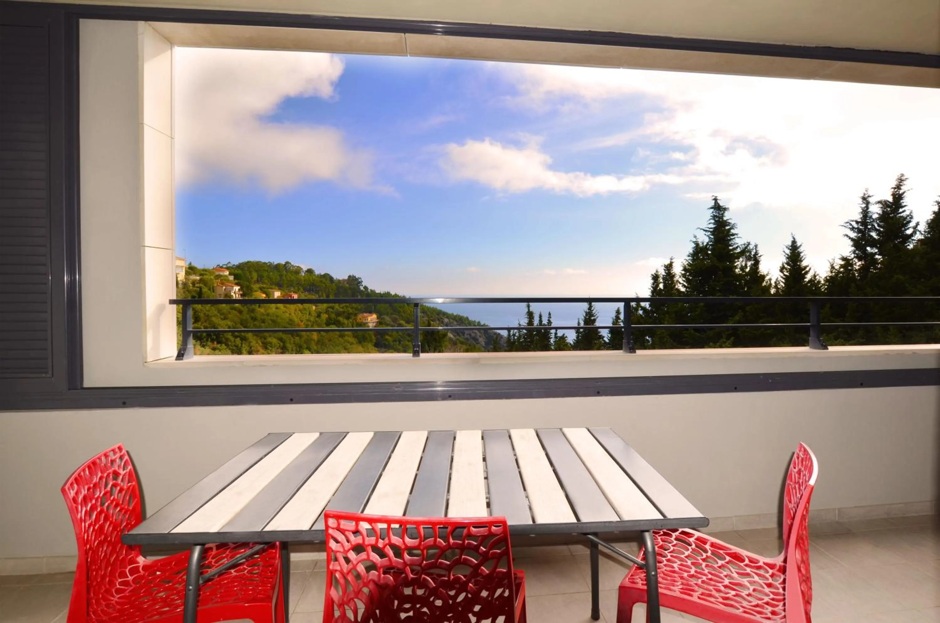 Balcony/Terrace in La Perle d'Eze - Aparthotel