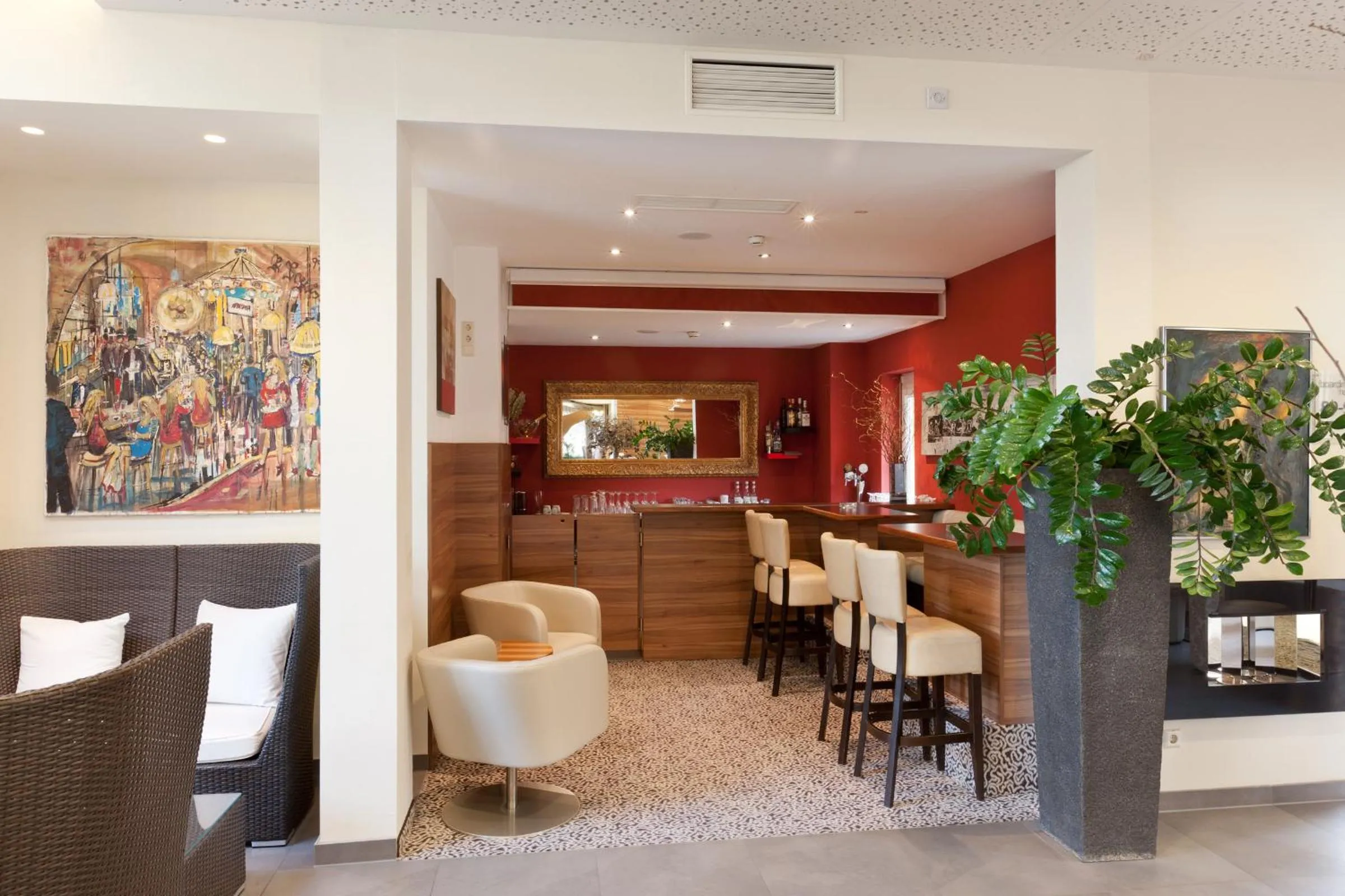 Lobby or reception in Hotel Süd Graz