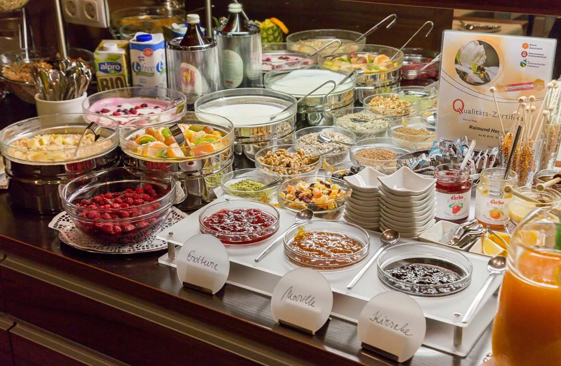 Buffet breakfast in Hotel Süd Graz