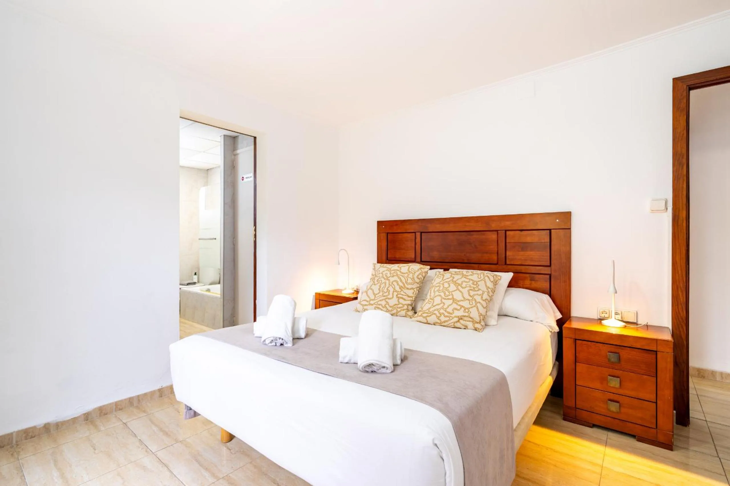 Bed in Villa Can Pastilla