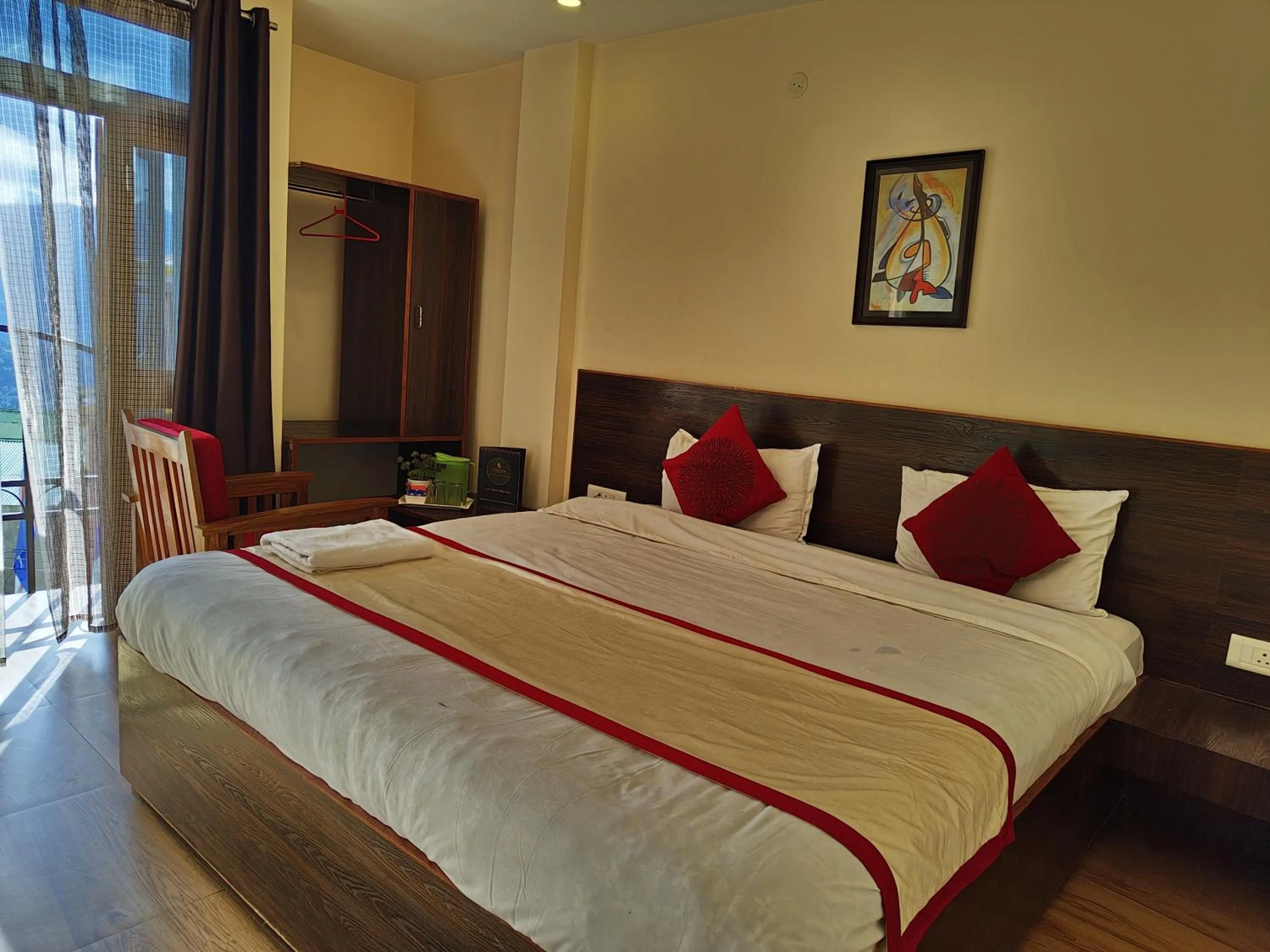 Bed in Hotel The Narayani Continental