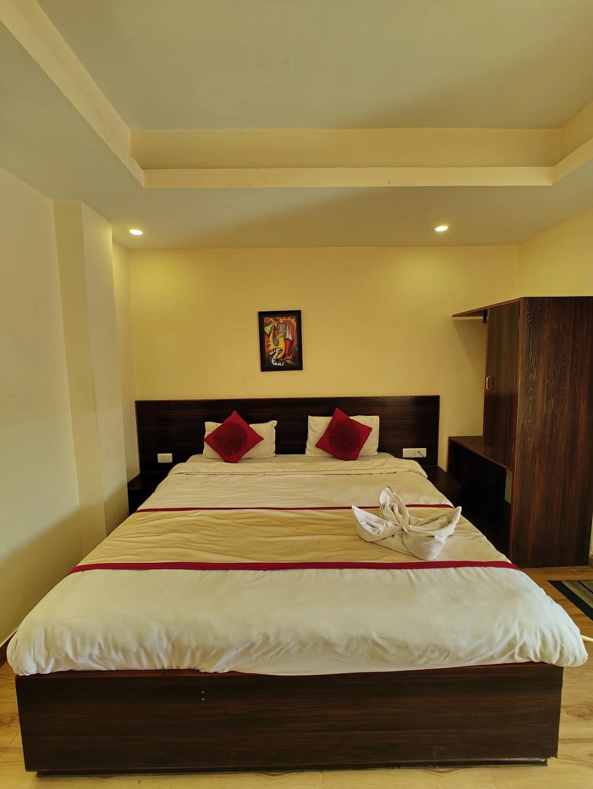 Bed in Hotel The Narayani Continental