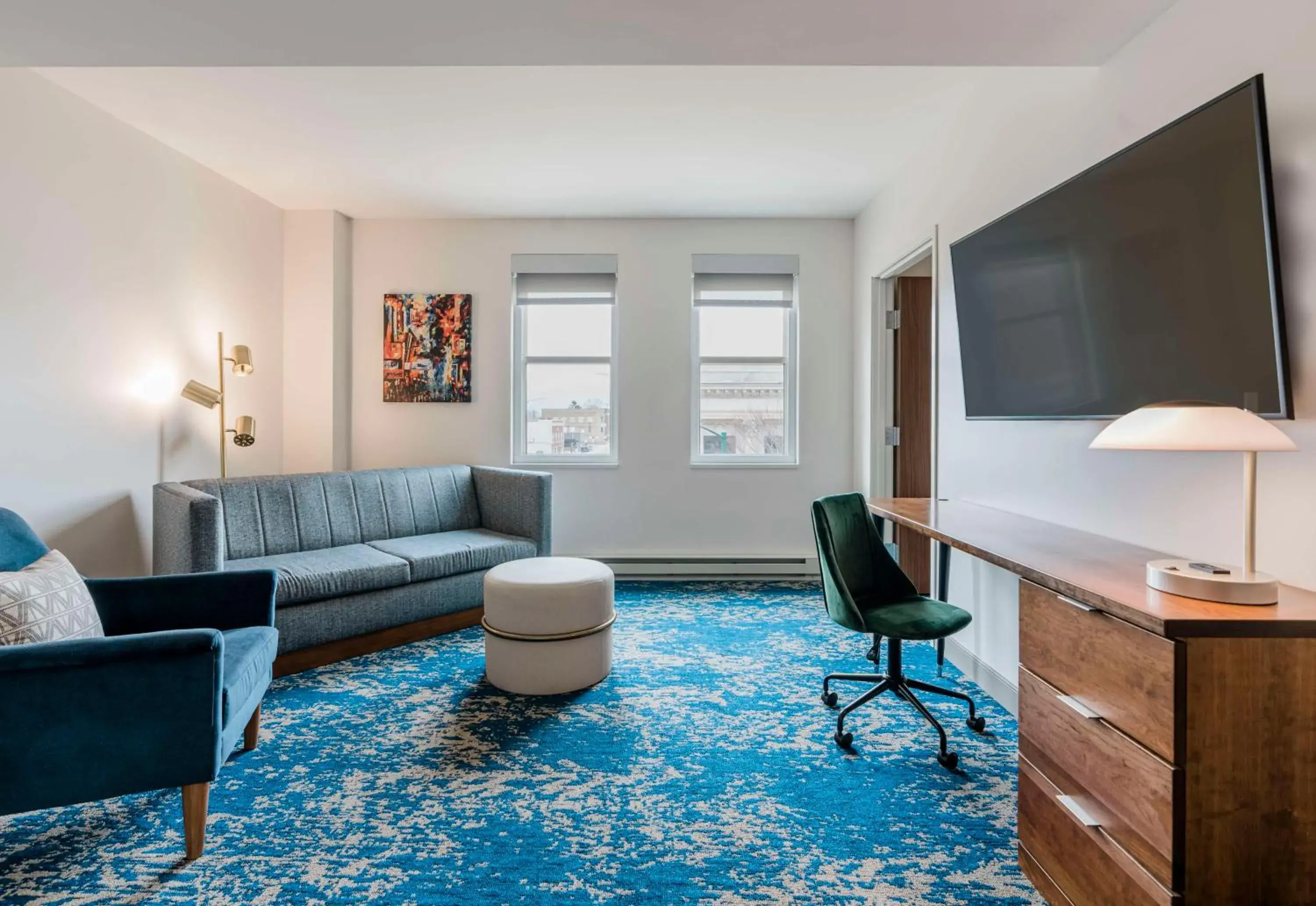 One-Bedroom King Suite in Hotel Elkhart, Tapestry Collection By Hilton One-Bedroom King Suite in Hotel Elkhart, Tapestry Collection By Hilton