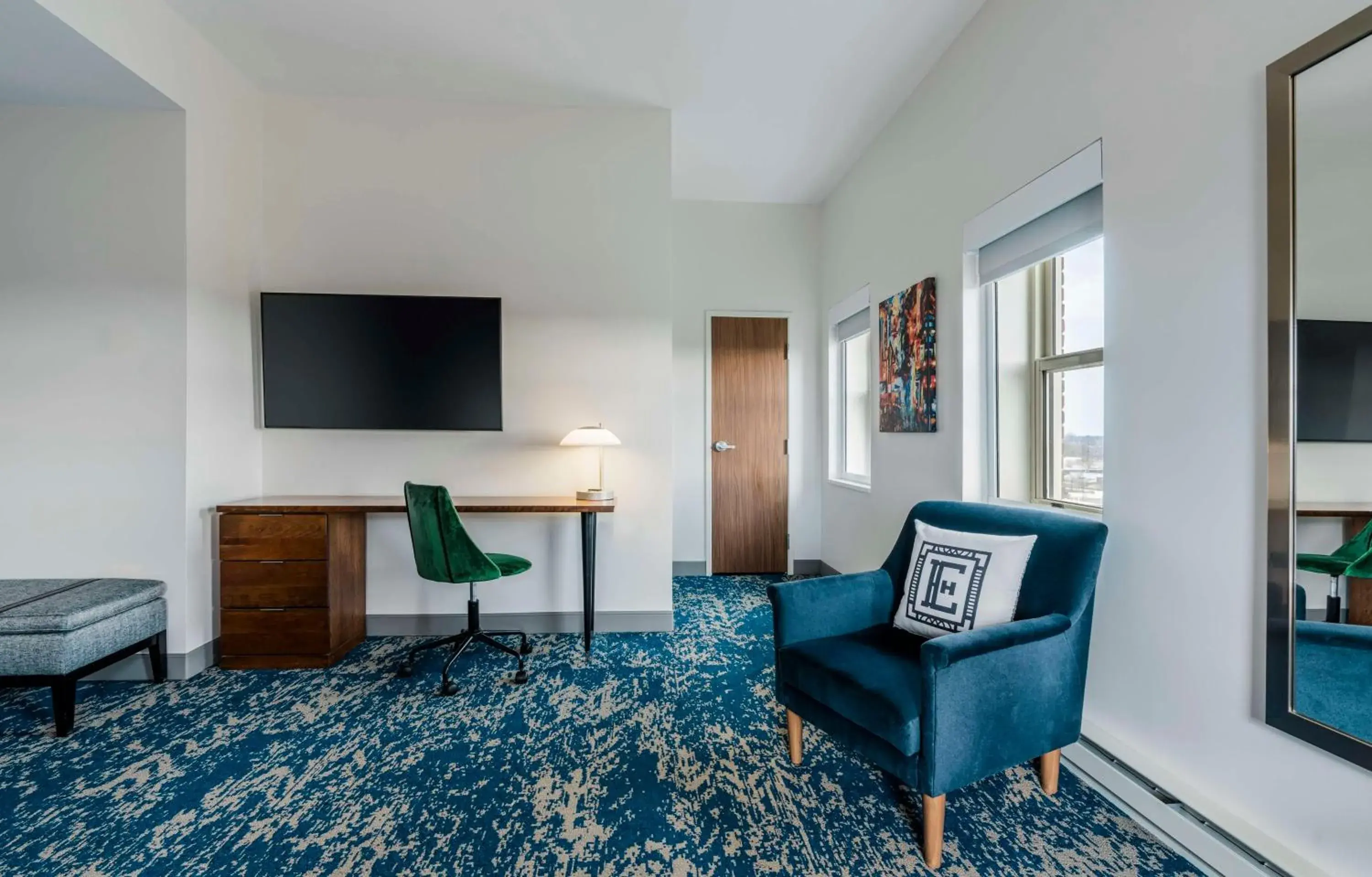 Bedroom in Hotel Elkhart, Tapestry Collection By Hilton Bedroom in Hotel Elkhart, Tapestry Collection By Hilton