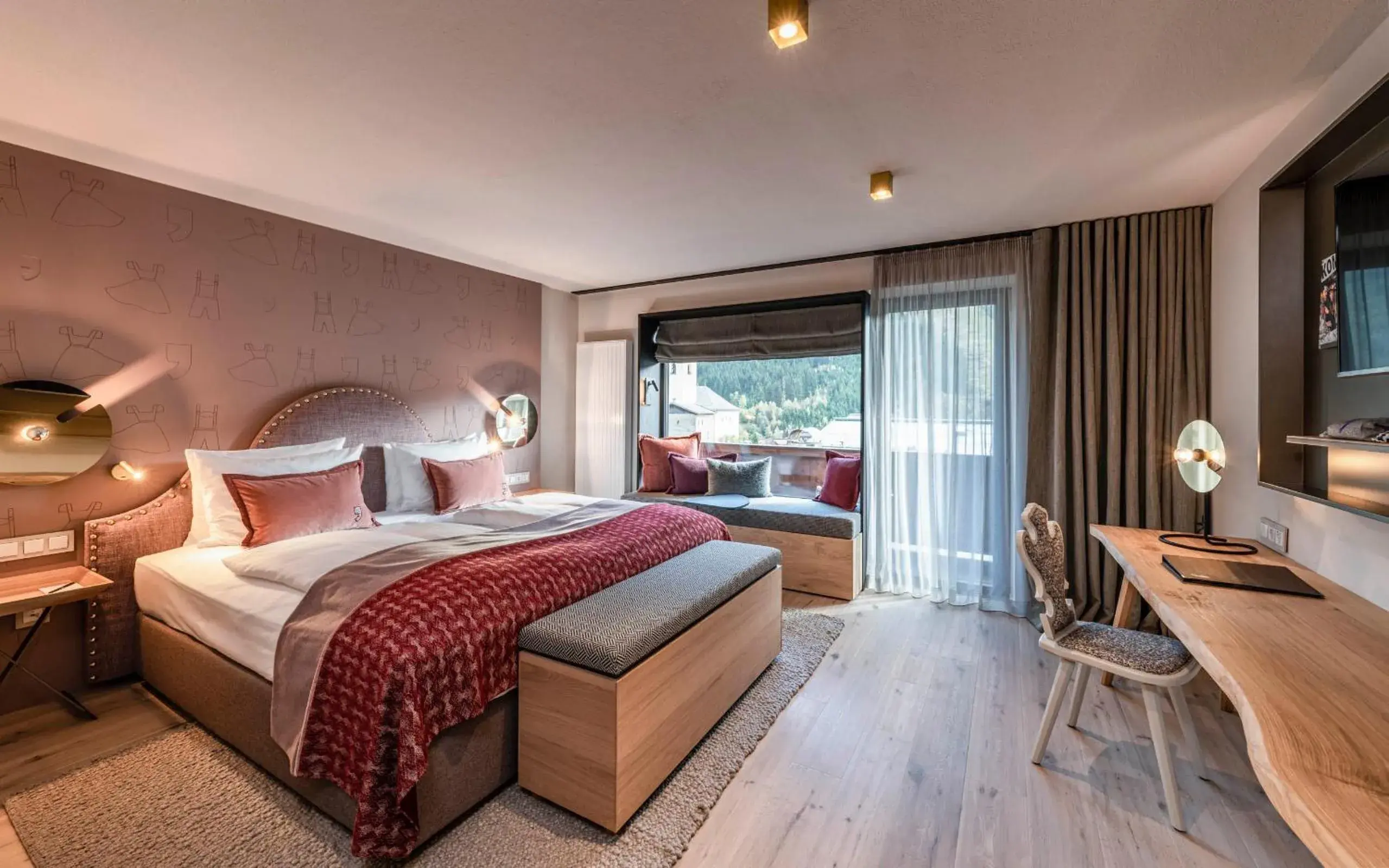 Alpine Double Room with Balcony and Mountain View in eva,VILLAGE Alpine Double Room with Balcony and Mountain View in eva,VILLAGE