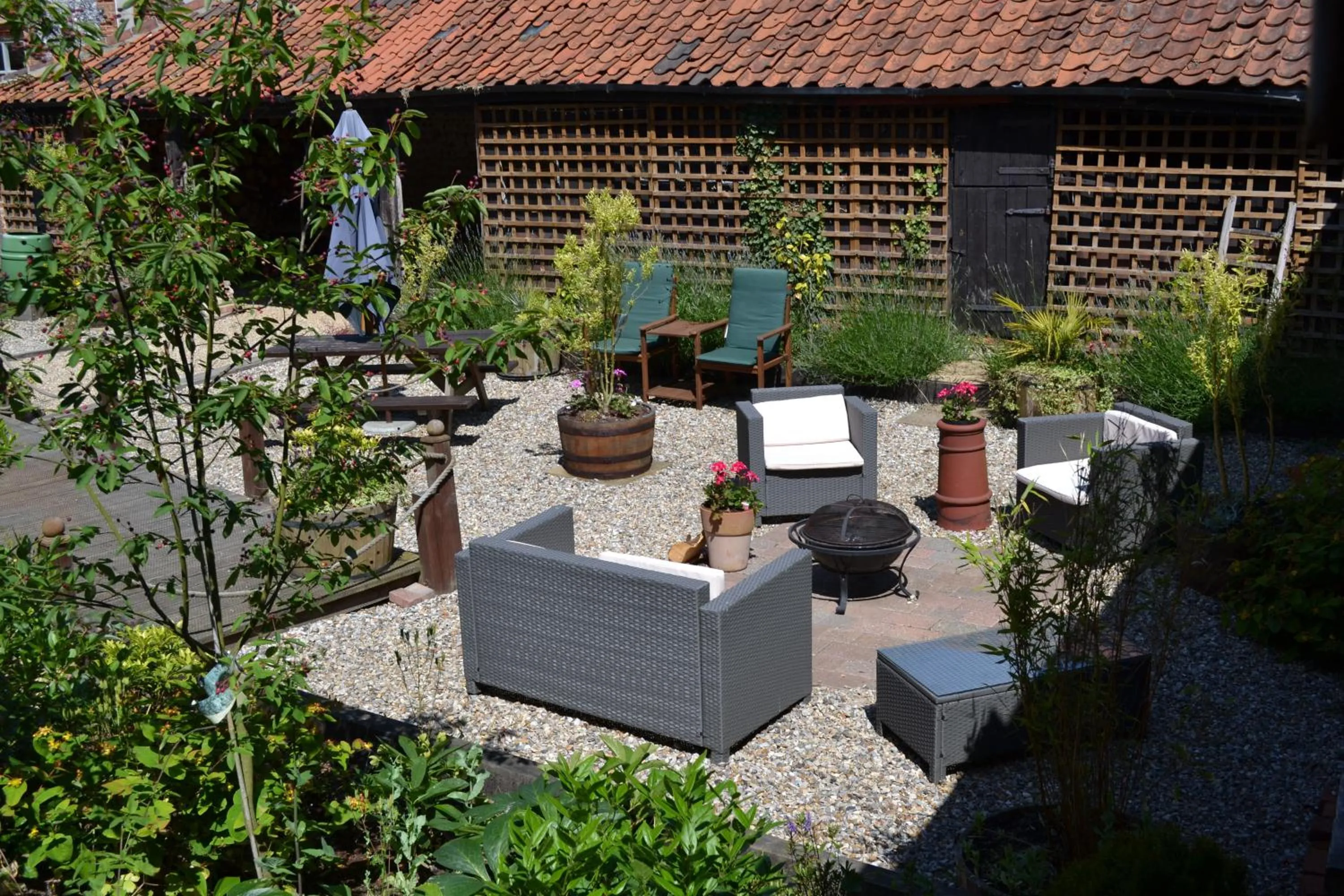 Seating area in The Barns