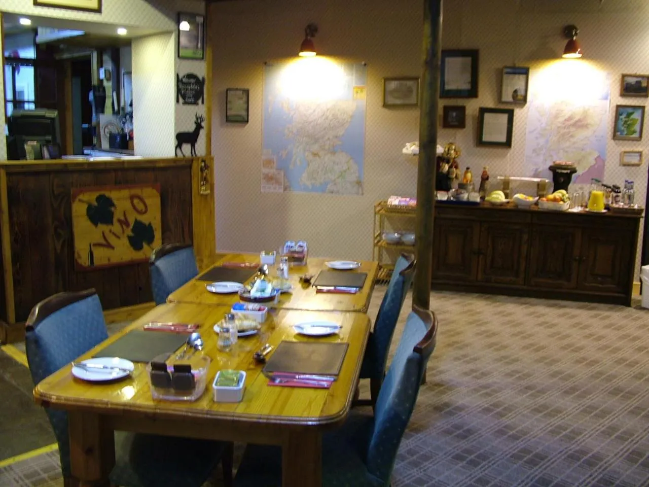 Restaurant/places to eat in The Steading Highland Glen Lodge