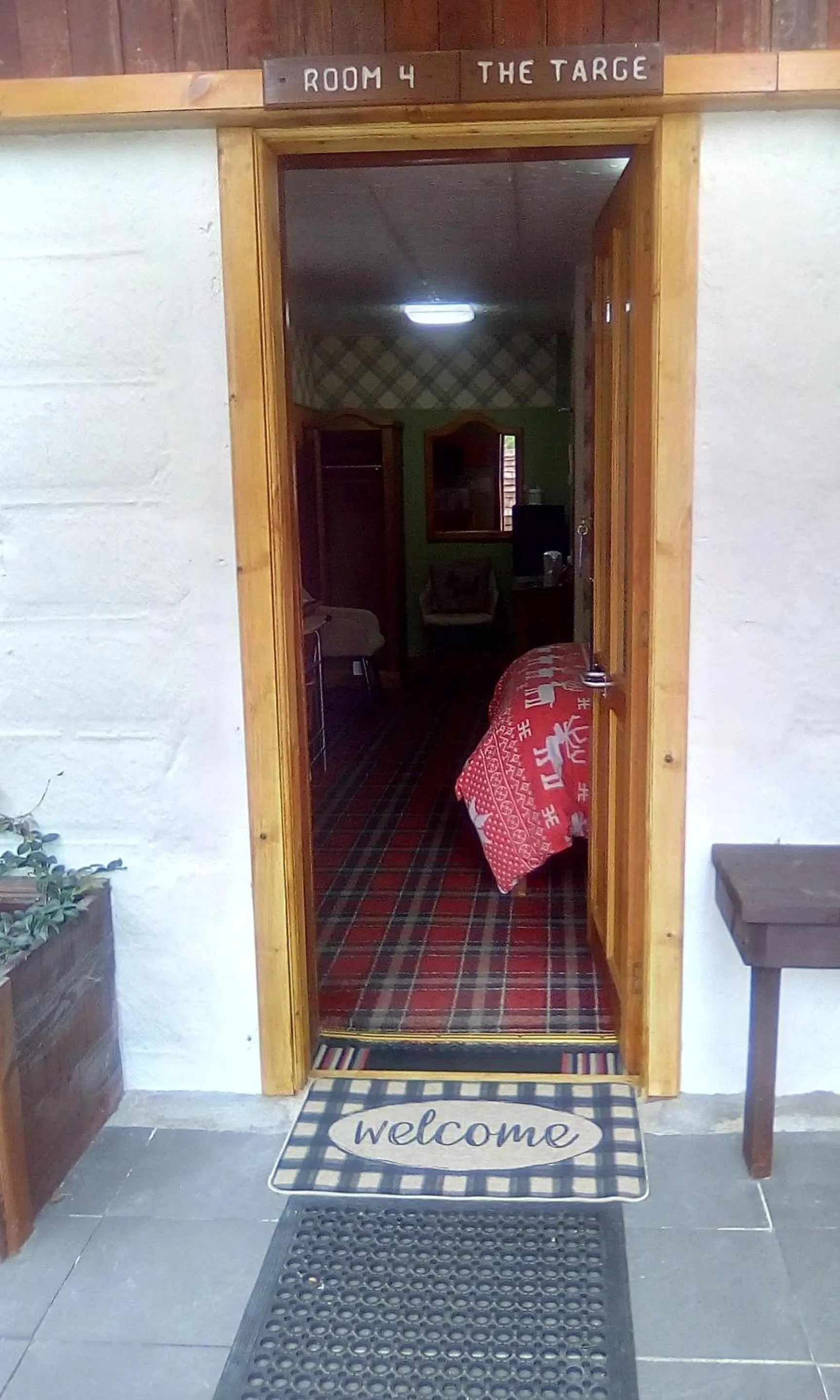 Facade/entrance in The Steading Highland Glen Lodge